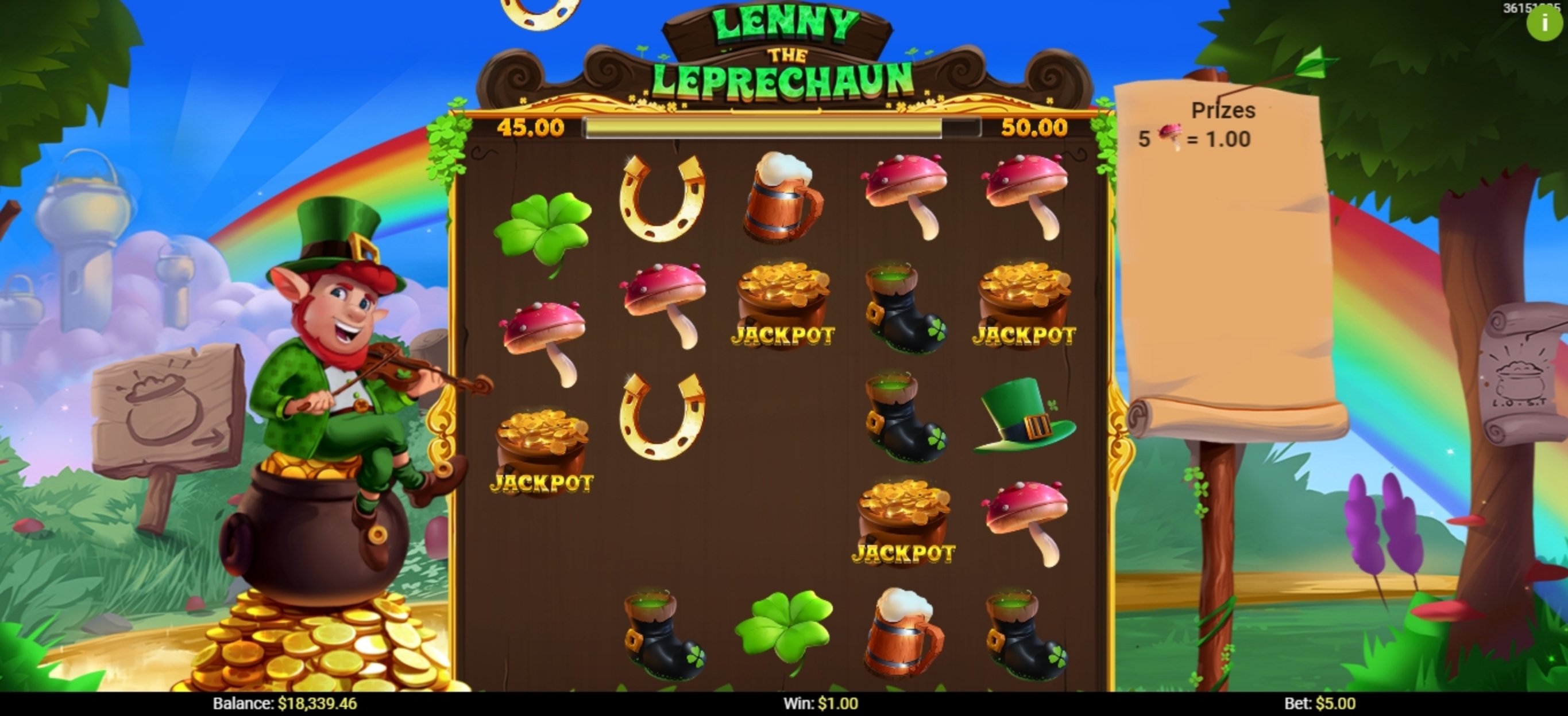 Win Money in Lenny the Leprechaun Free Slot Game by Mobilots