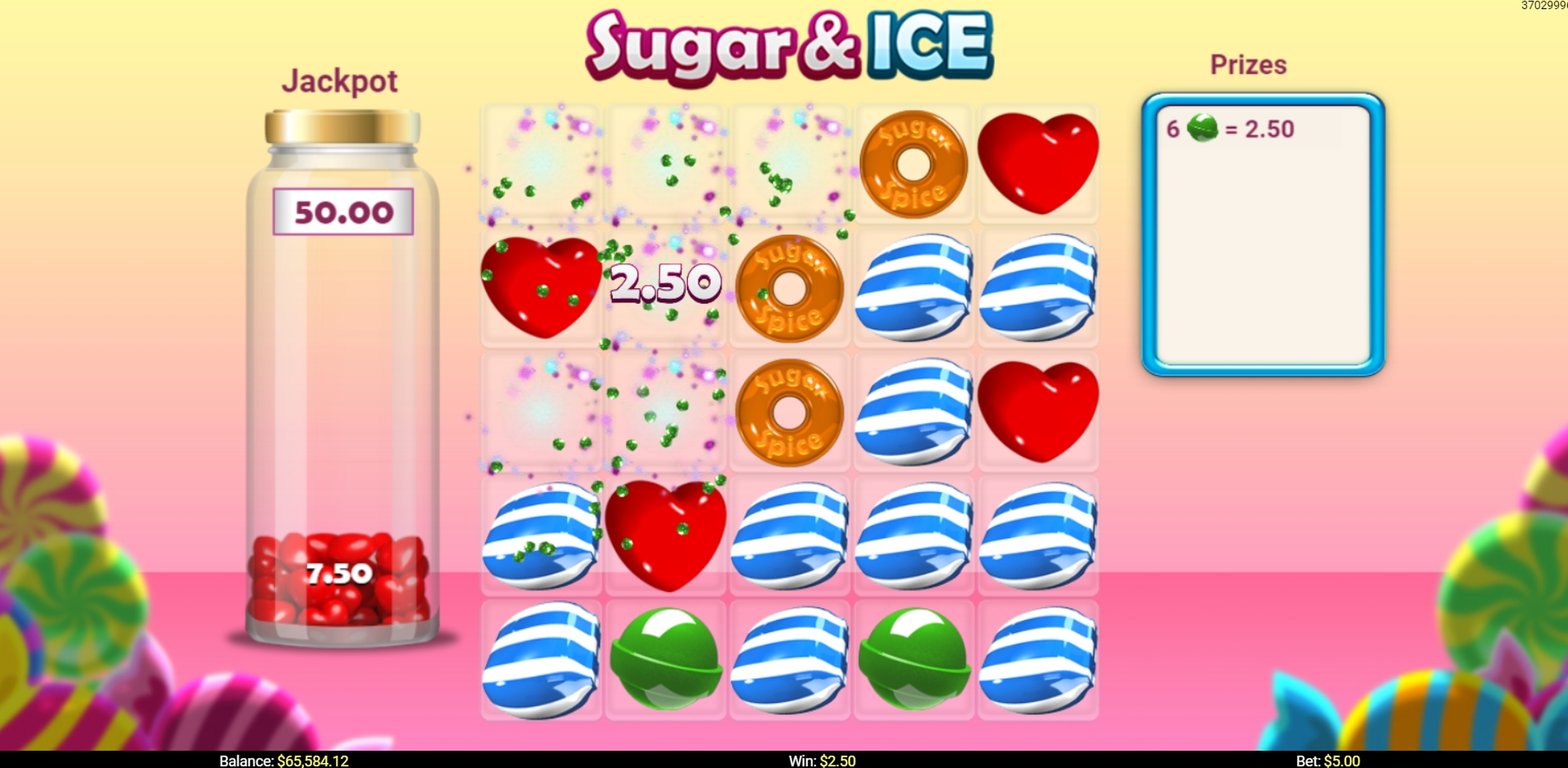Win Money in Sugar and Ice Free Slot Game by Mobilots