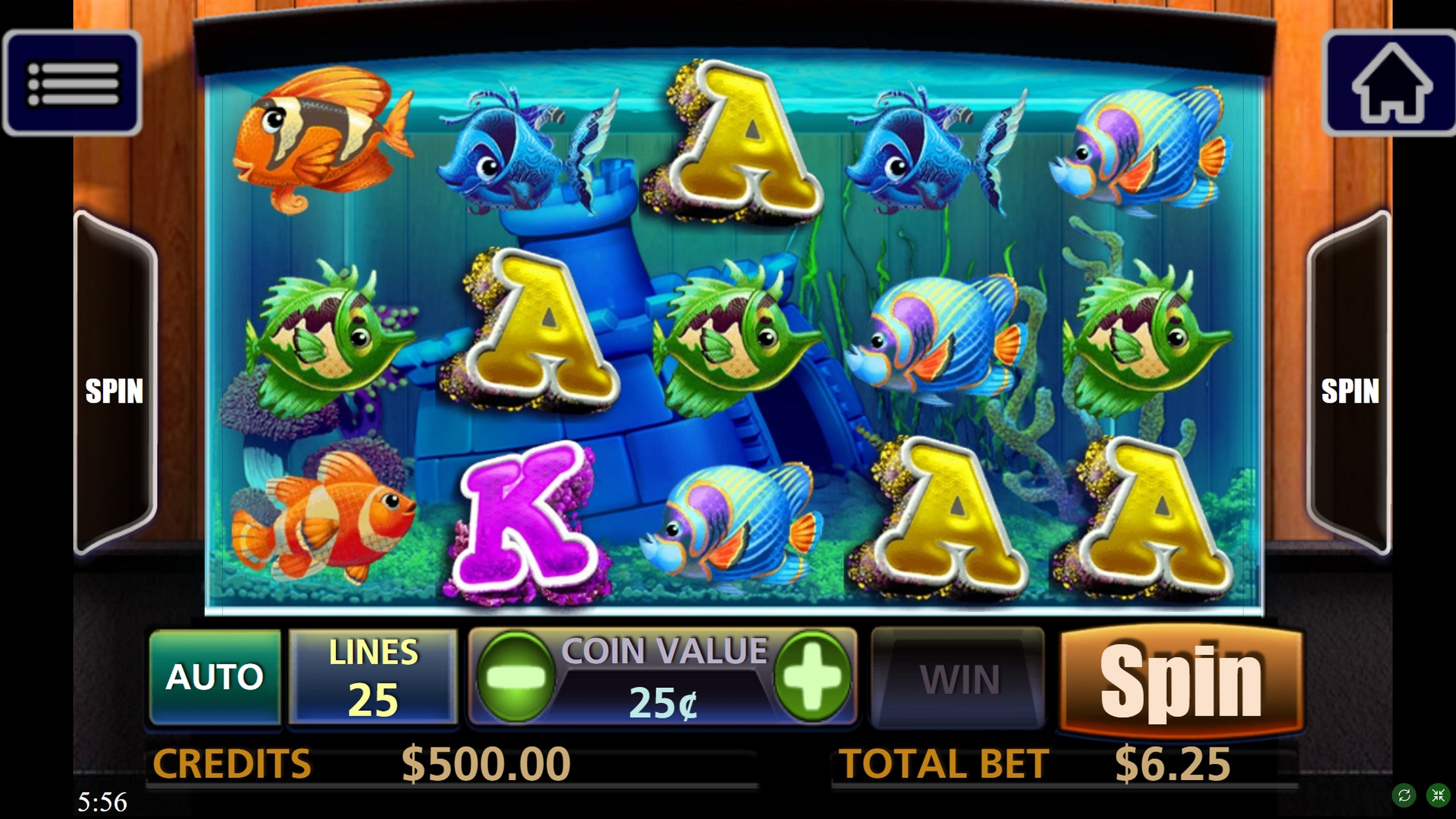 Reels in Tropical Aquarium Slot Game by Multislot
