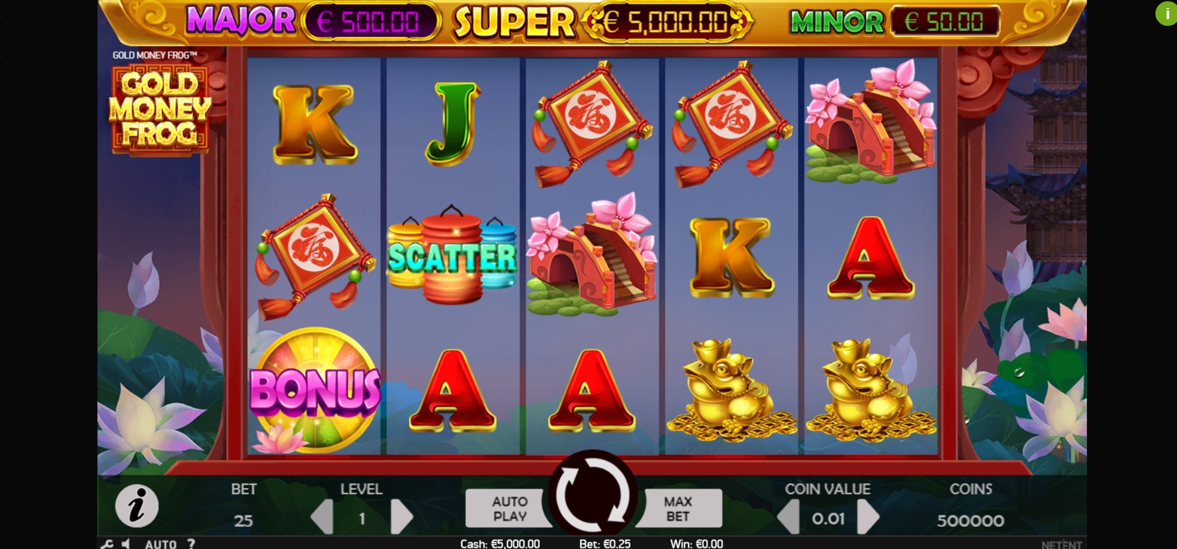 Reels in Gold Money Frog Slot Game by NetEnt