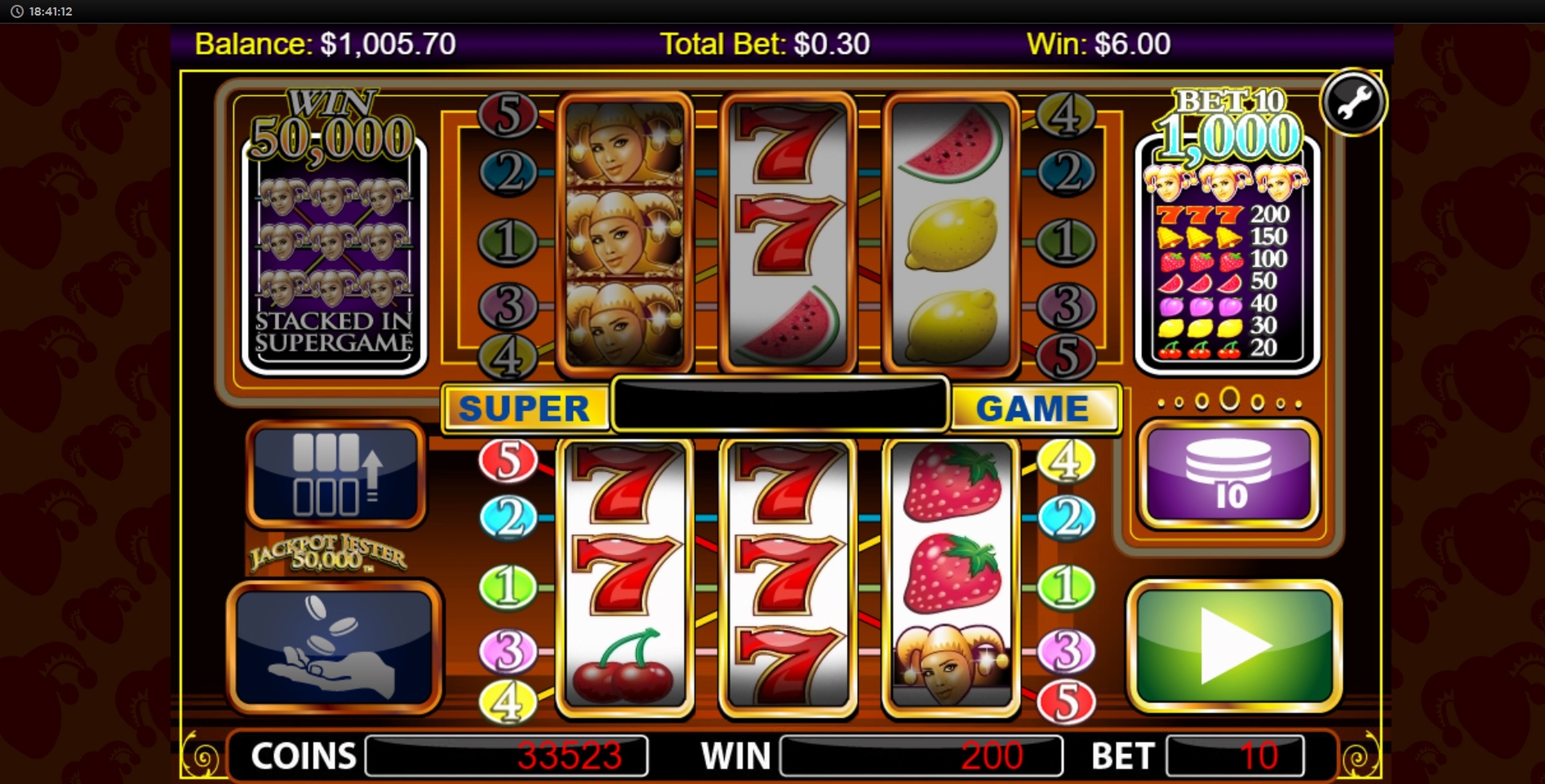 Win Money in Jackpot Jester 50,000 Free Slot Game by NextGen Gaming