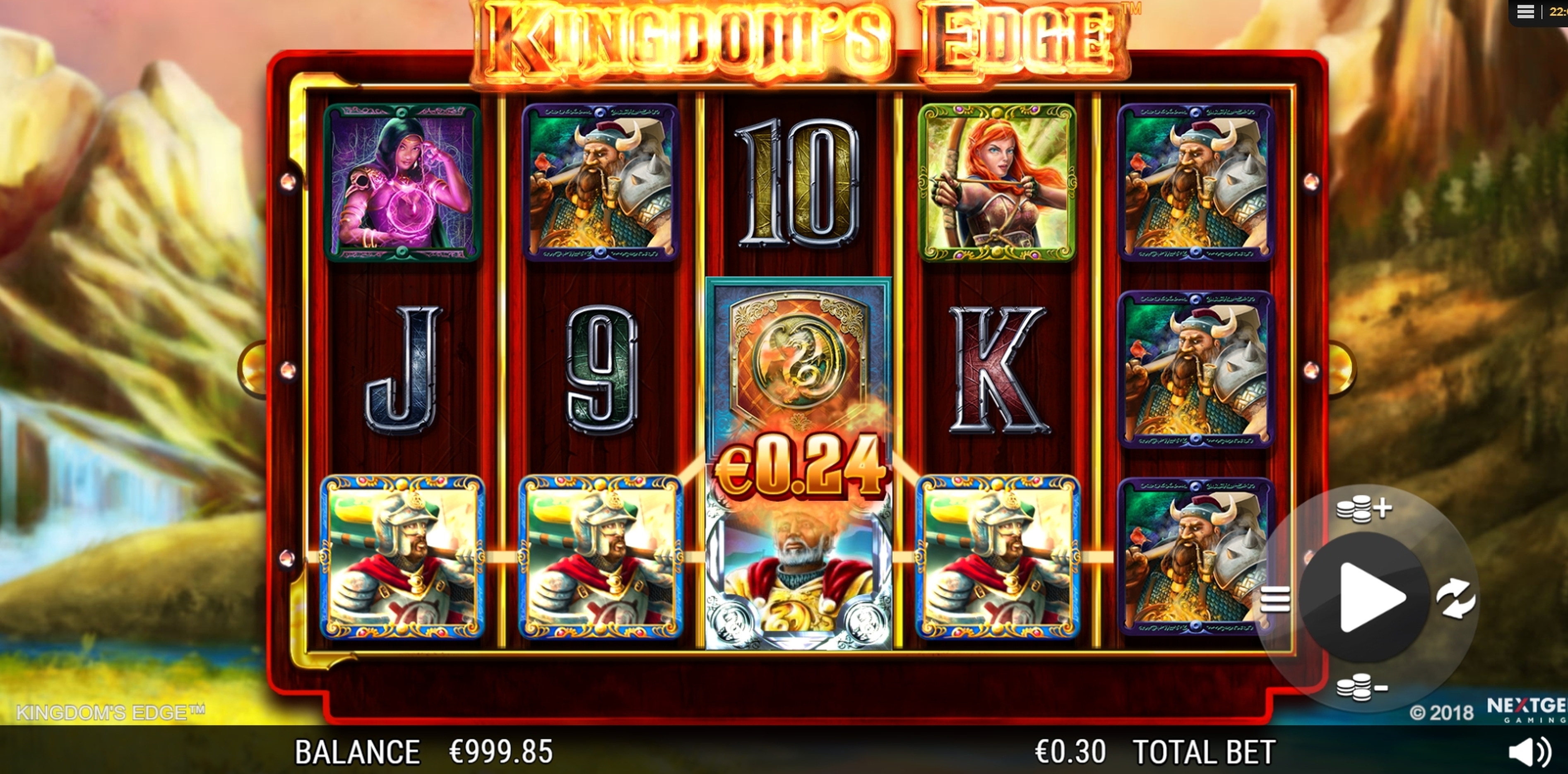 Win Money in Kingdom's Edge Free Slot Game by NextGen Gaming