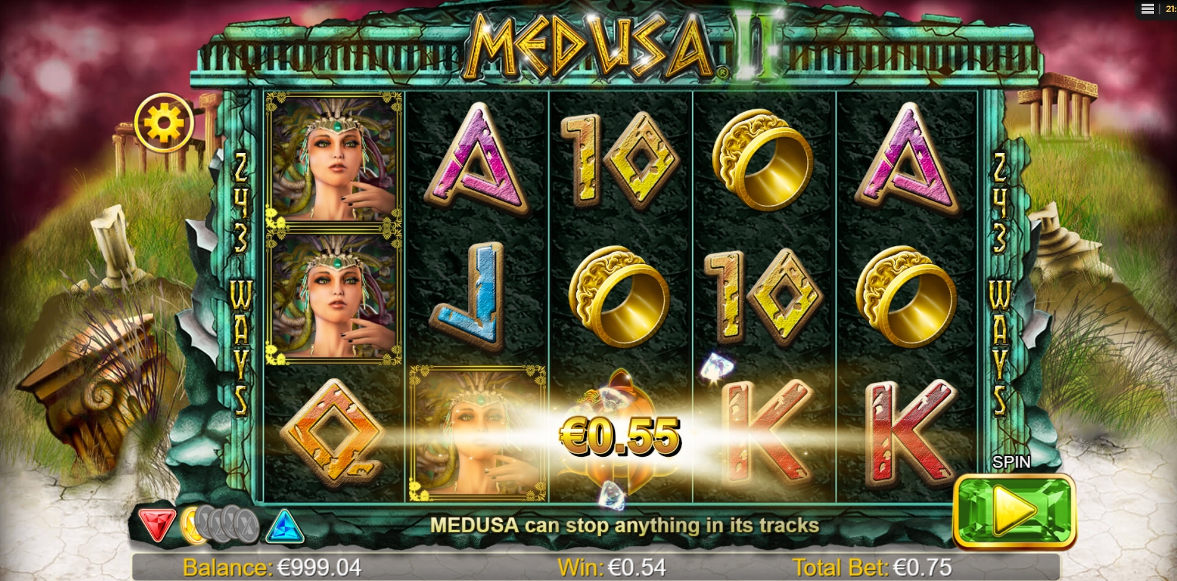 Win Money in Medusa 2 Free Slot Game by NextGen Gaming