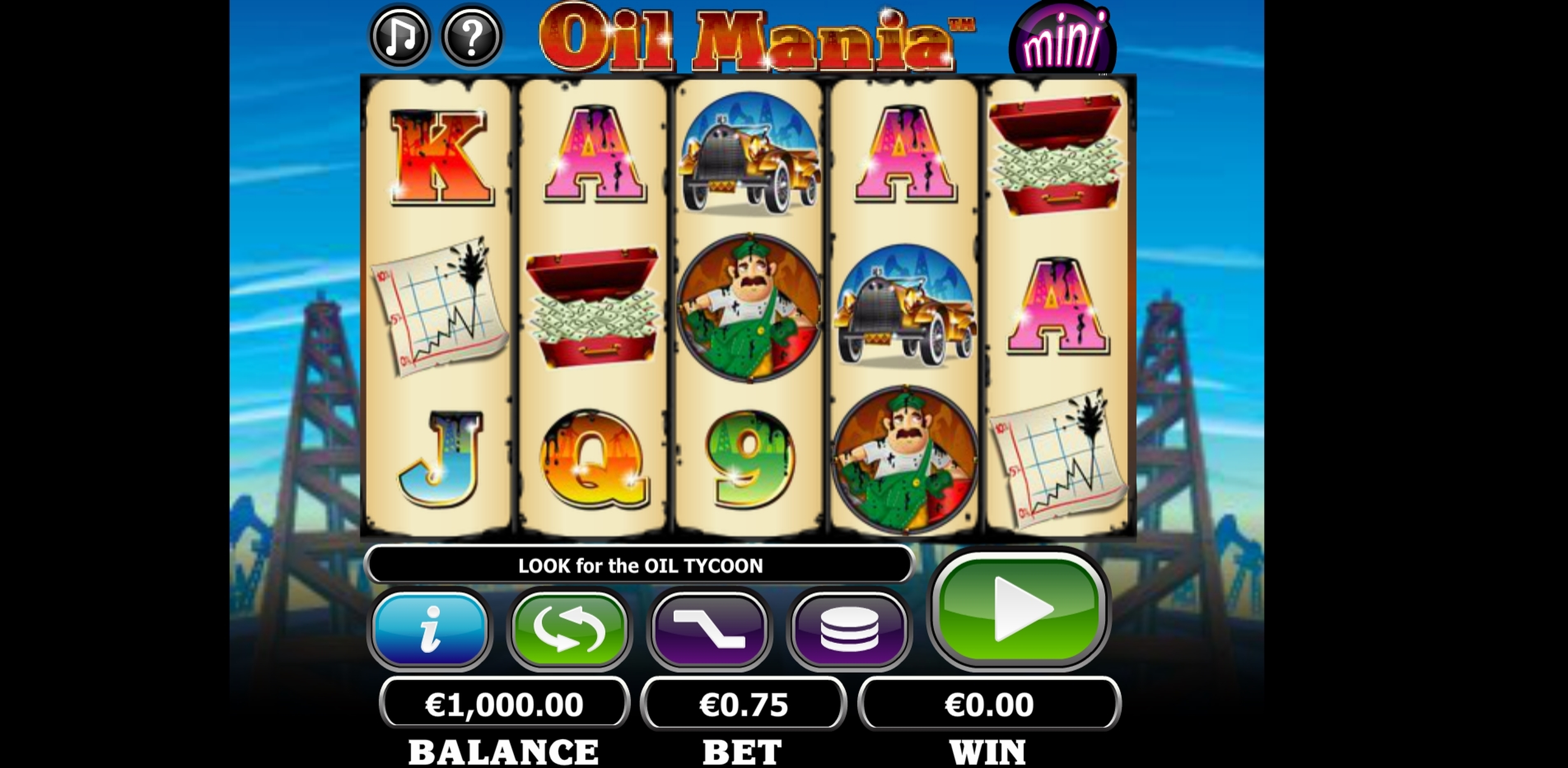 Reels in Oil Mania Mini Slot Game by NextGen Gaming
