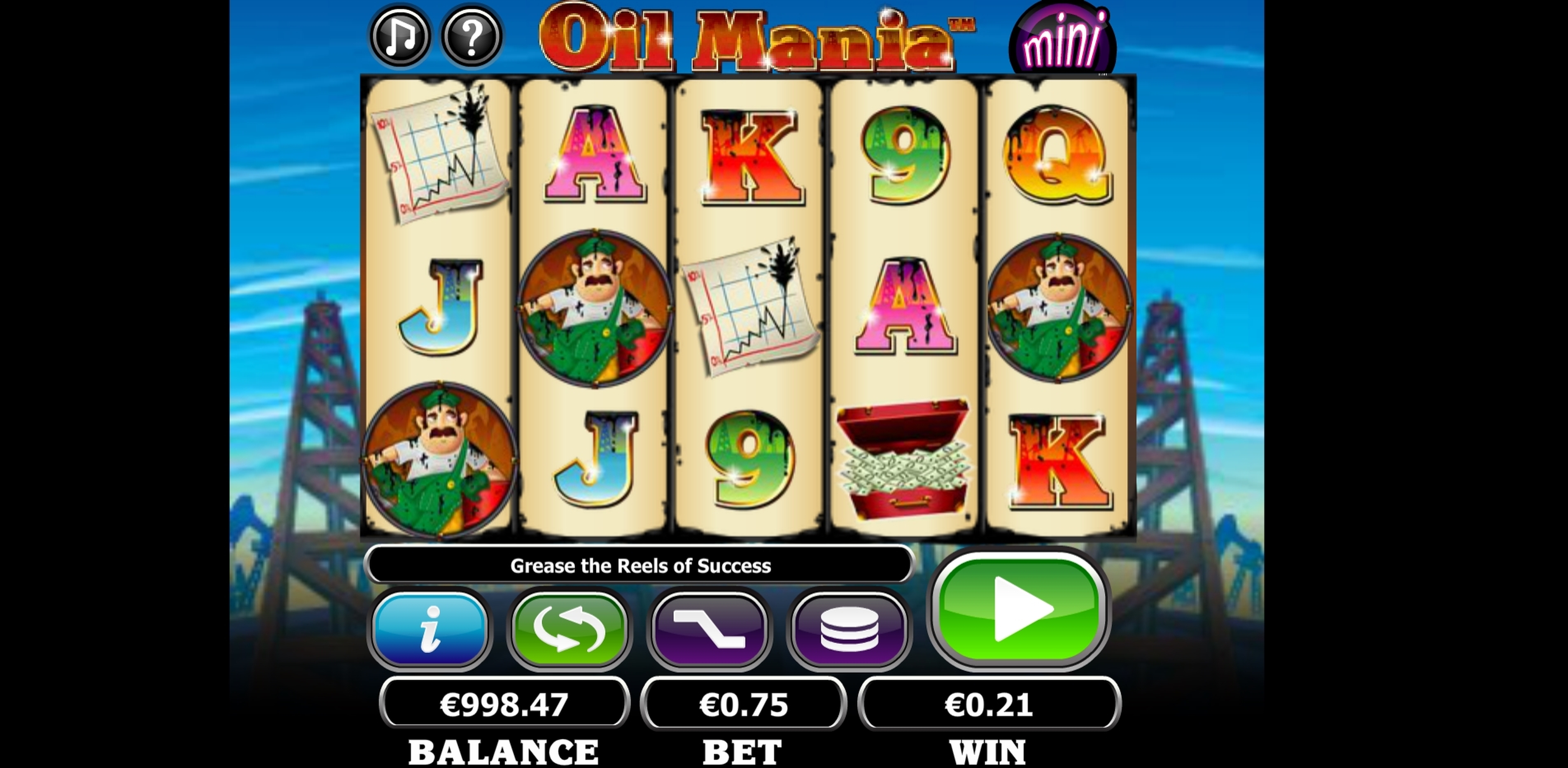 Win Money in Oil Mania Mini Free Slot Game by NextGen Gaming