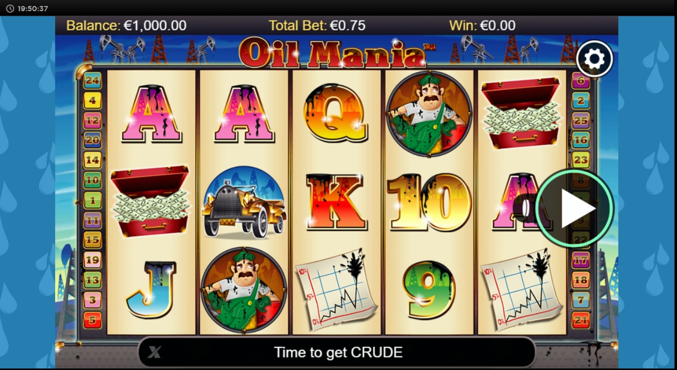 Reels in Oil Mania Slot Game by NextGen Gaming