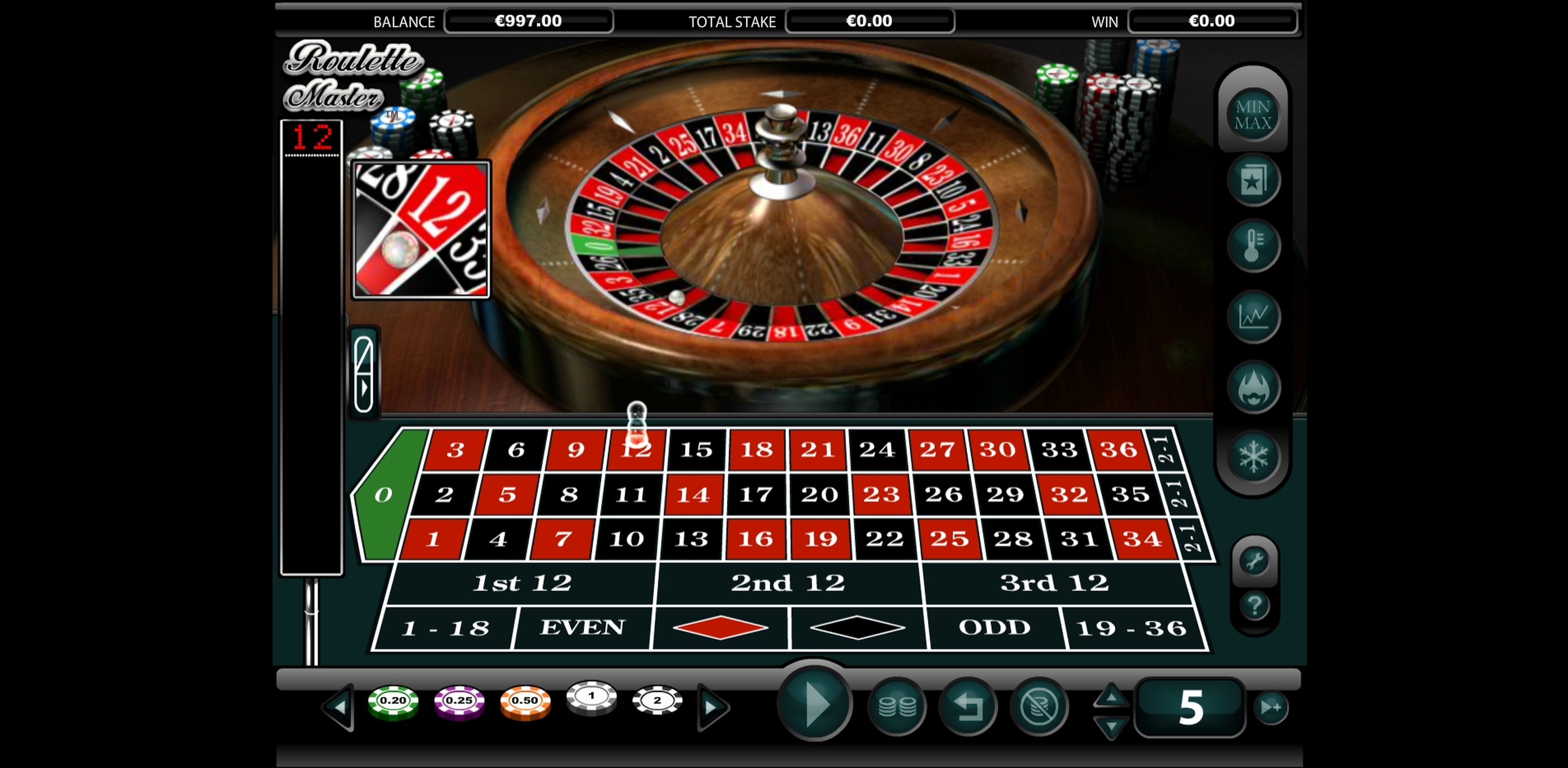 Win Money in Roulette Master Free Slot Game by NextGen Gaming