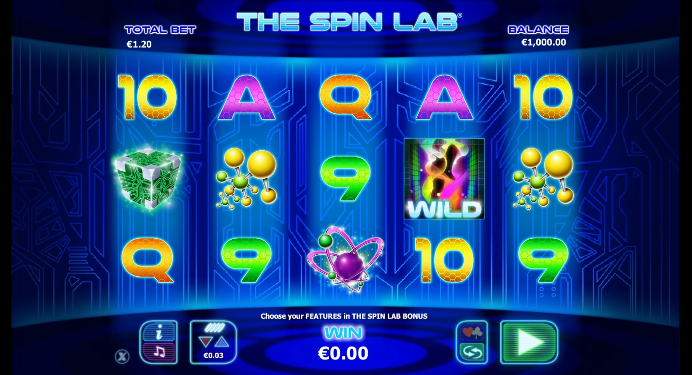 Reels in The Spin Lab Slot Game by NextGen Gaming