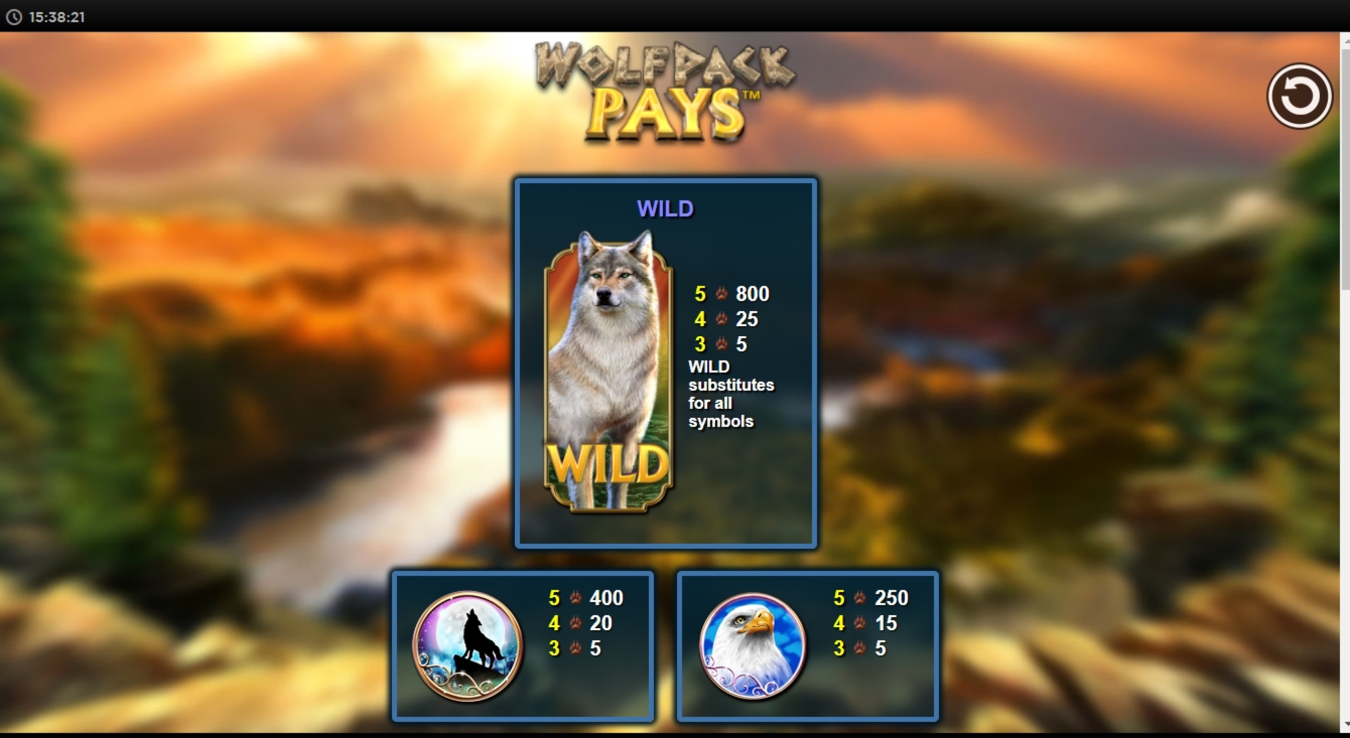 Info of Wolfpack Pays Slot Game by NextGen Gaming