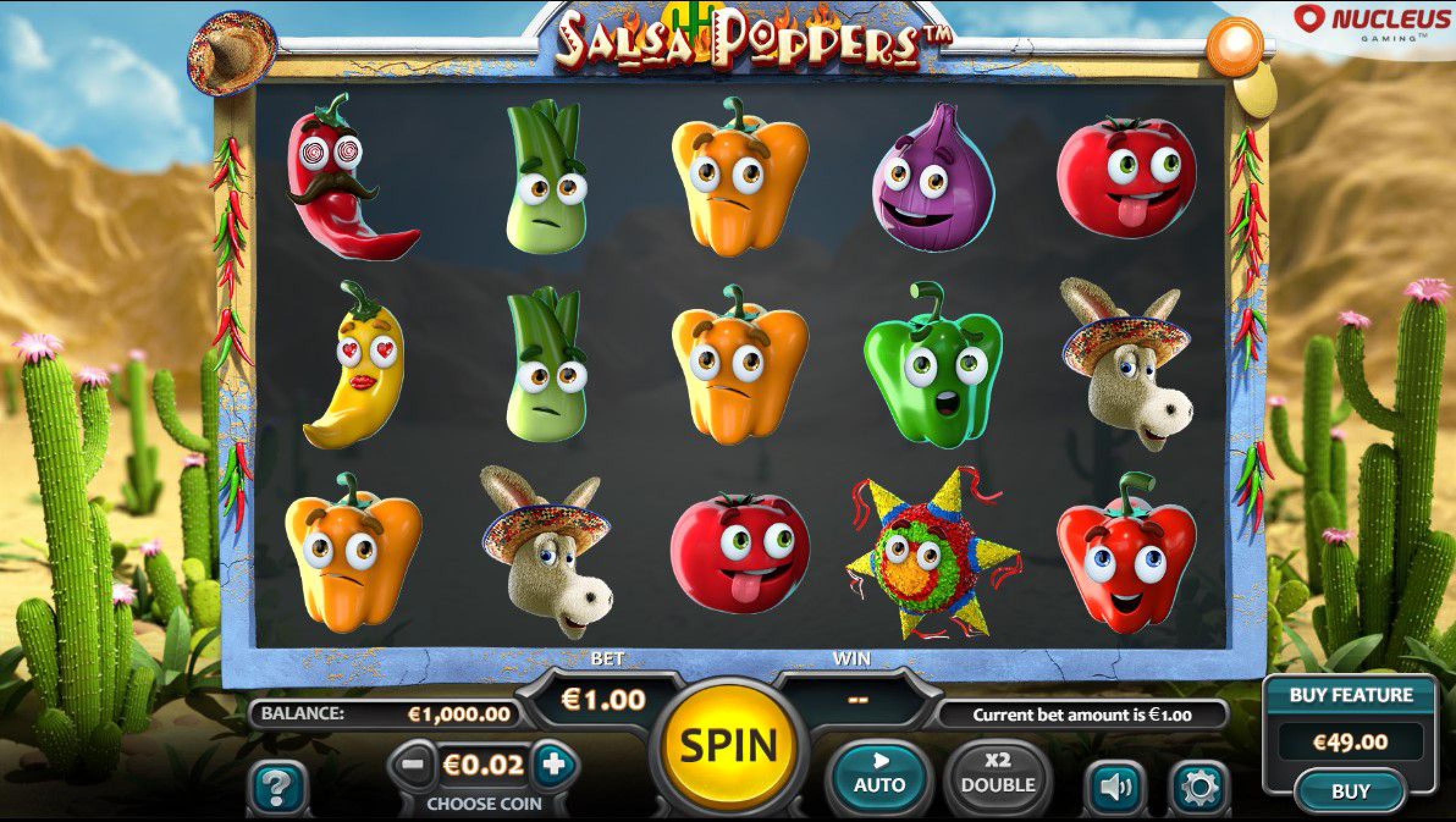 The Salsa Poppers Online Slot Demo Game by Nucleus Gaming