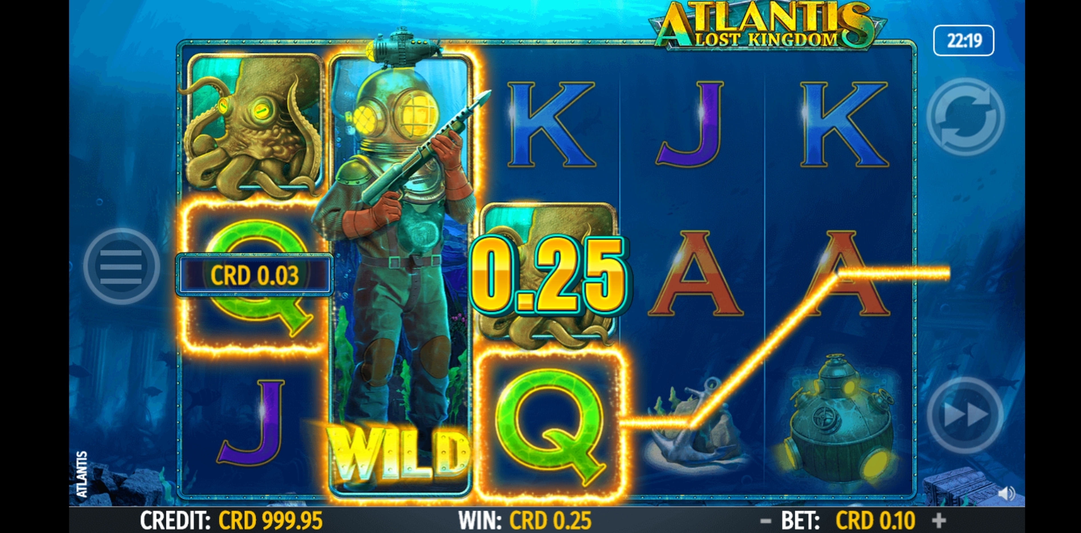 Win Money in Atlantis Free Slot Game by Octavian Gaming