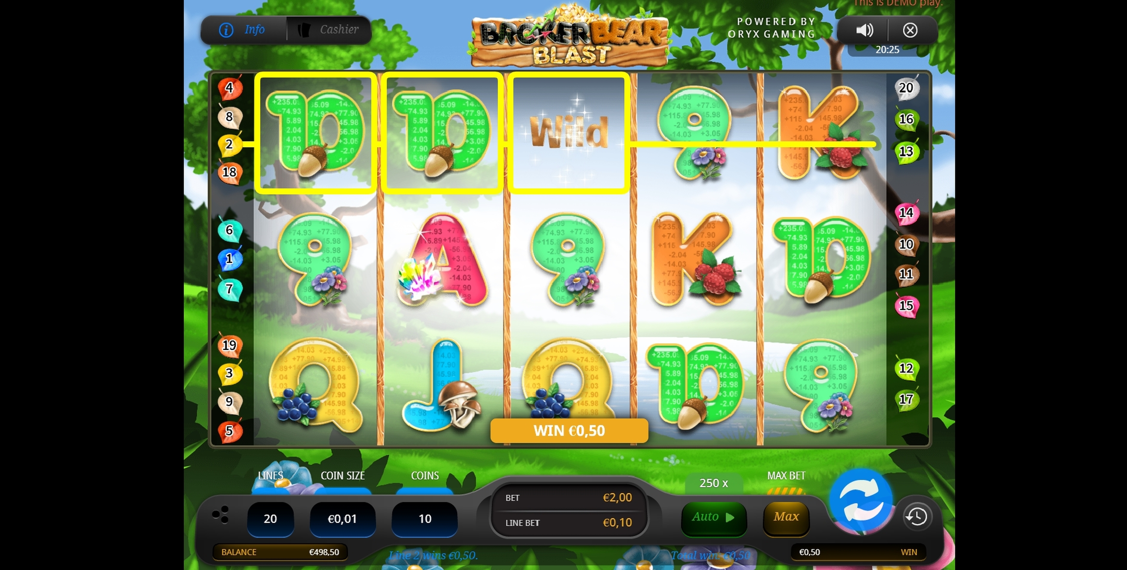 Win Money in Broker Bear Blast Free Slot Game by Oryx Gaming