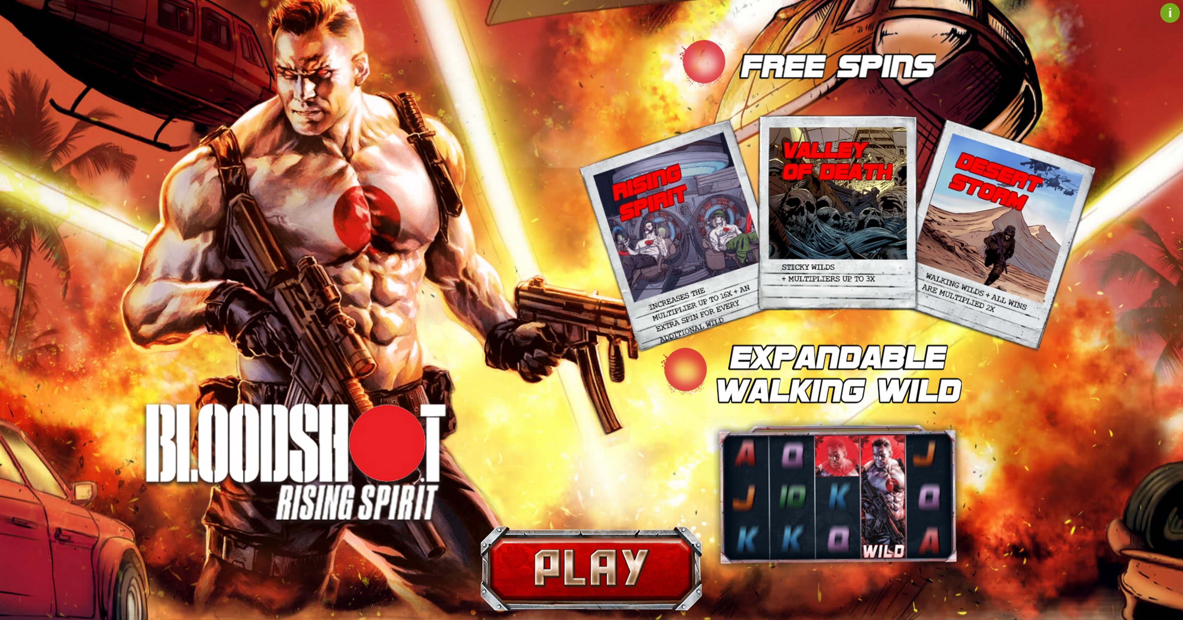 Play Bloodshot Rising Spirit Free Casino Slot Game by PariPlay