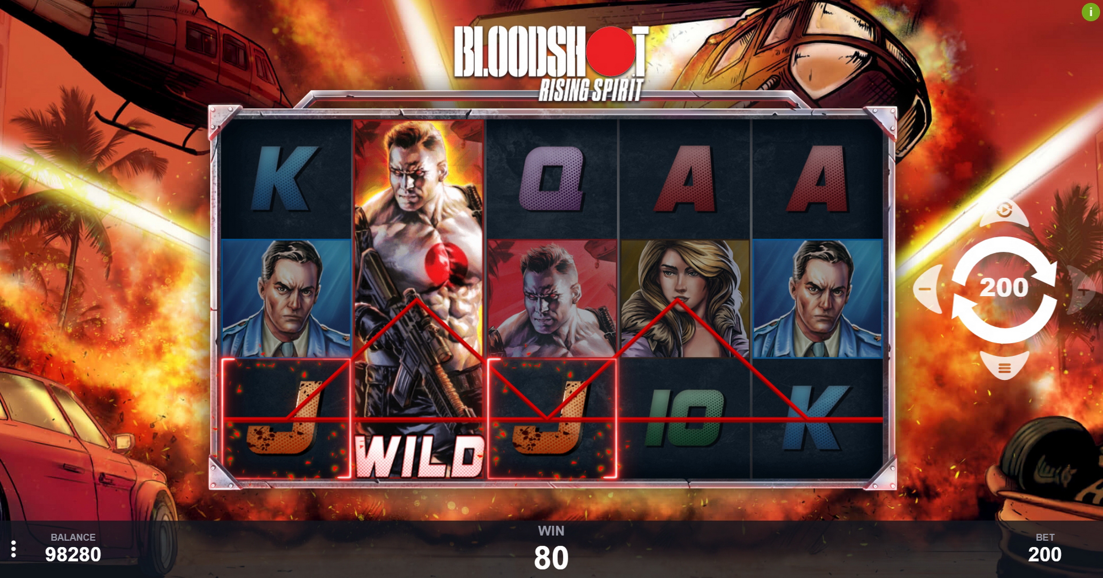 Win Money in Bloodshot Rising Spirit Free Slot Game by PariPlay