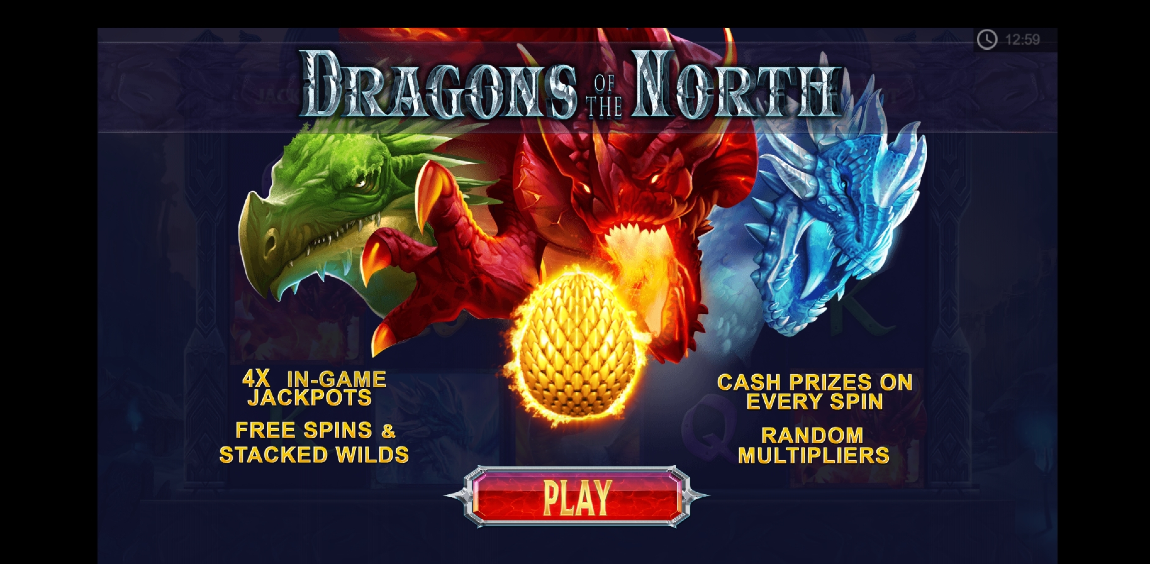 Play Dragons of the North Free Casino Slot Game by PariPlay