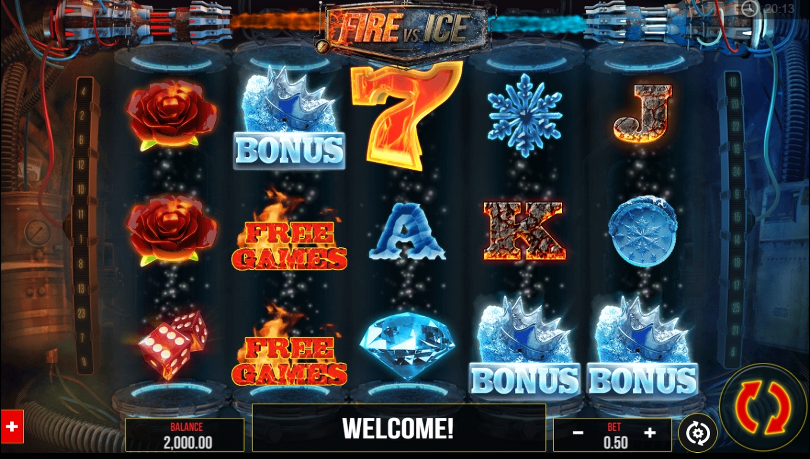 Reels in Fire vs. Ice Slot Game by PariPlay