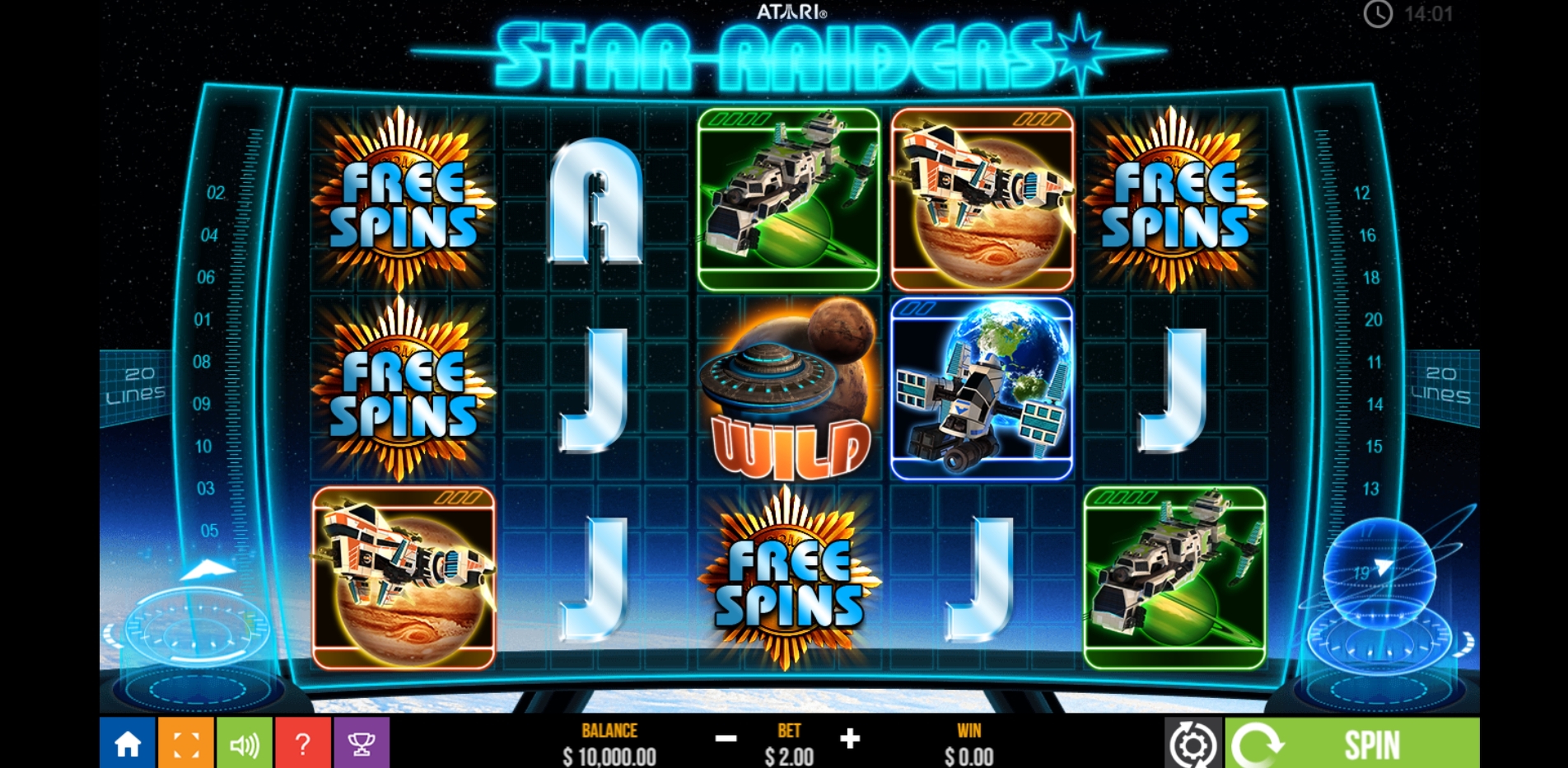 Win Money in Star Raiders Free Slot Game by PariPlay