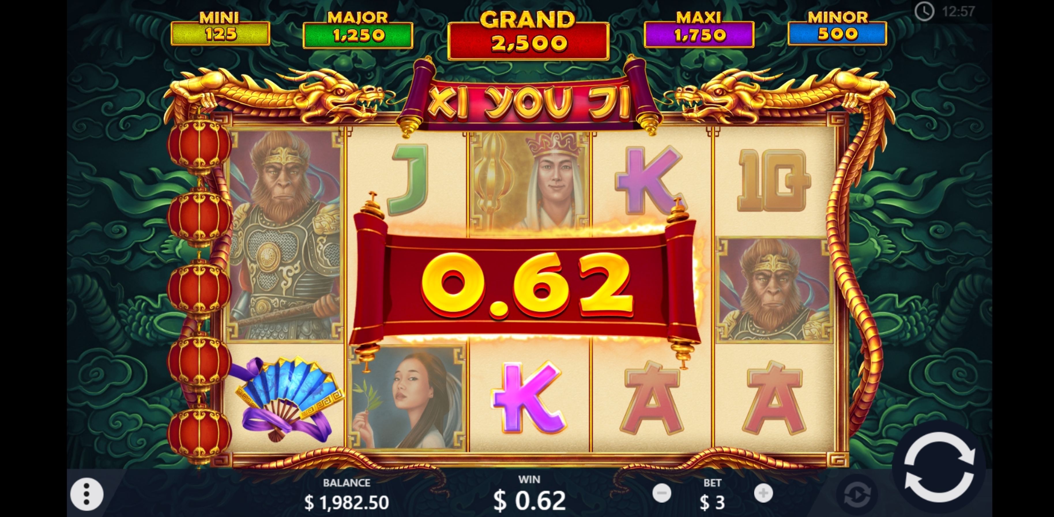 Win Money in Xi You Ji Free Slot Game by PariPlay