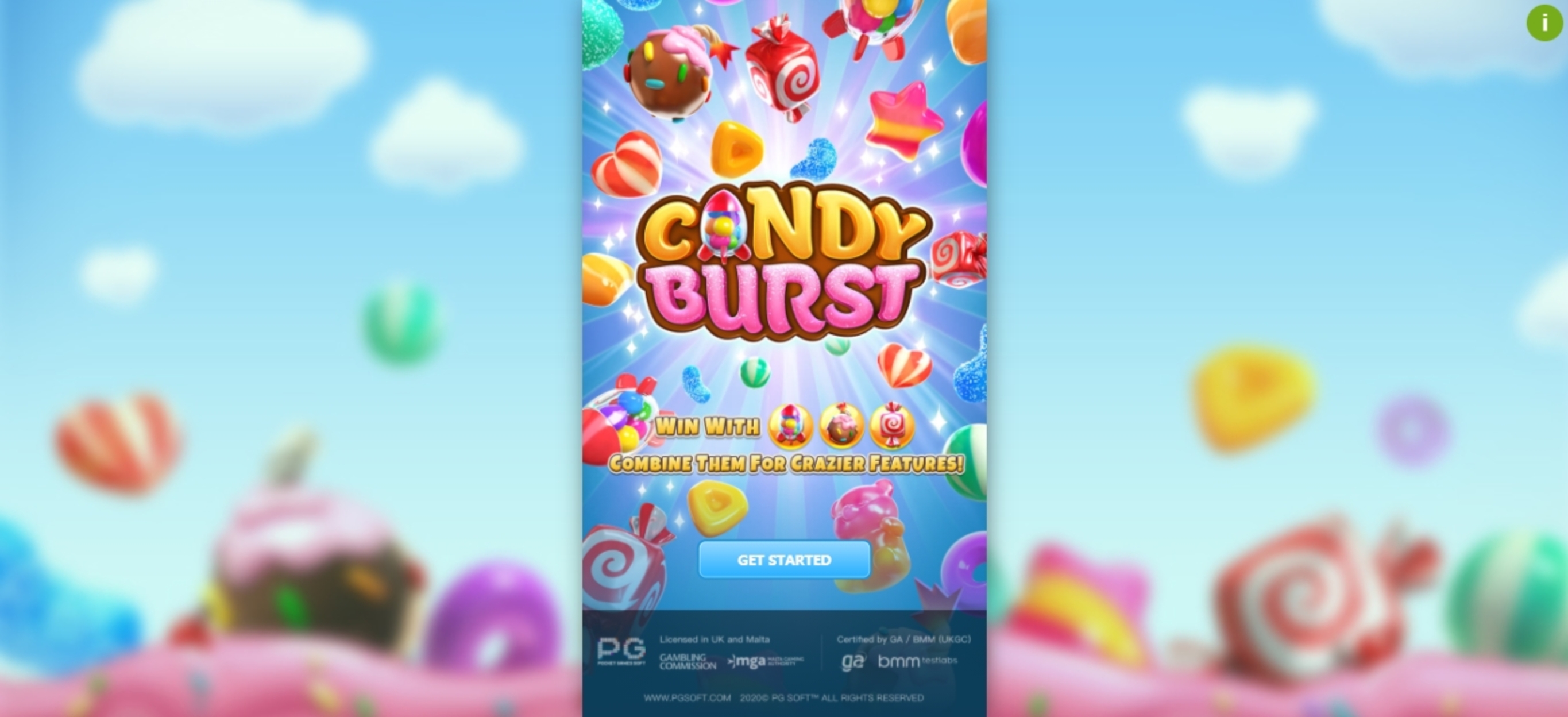 Play Candy Burst Free Casino Slot Game by PG Soft