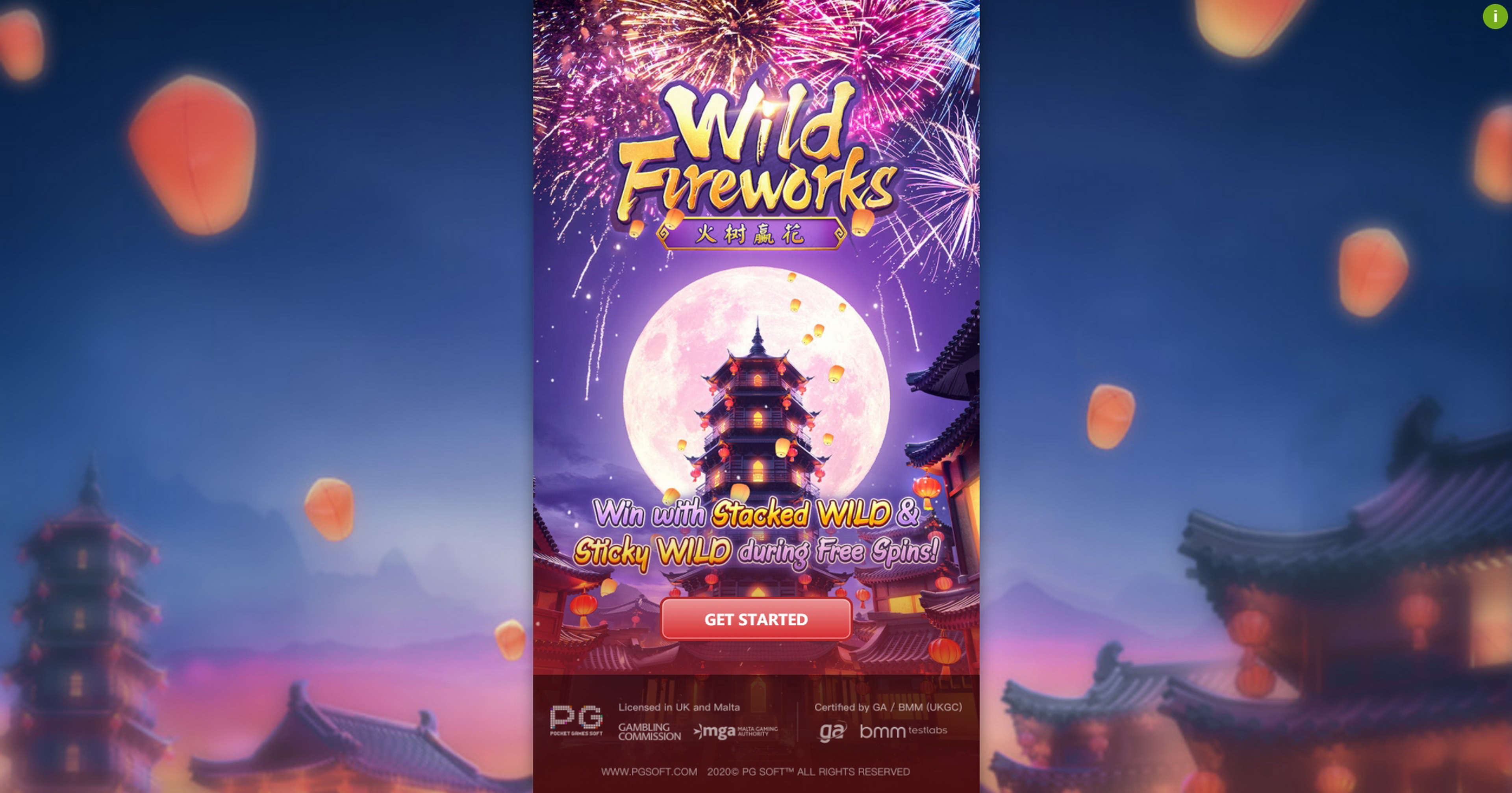Play Wild Fireworks Free Casino Slot Game by PG Soft