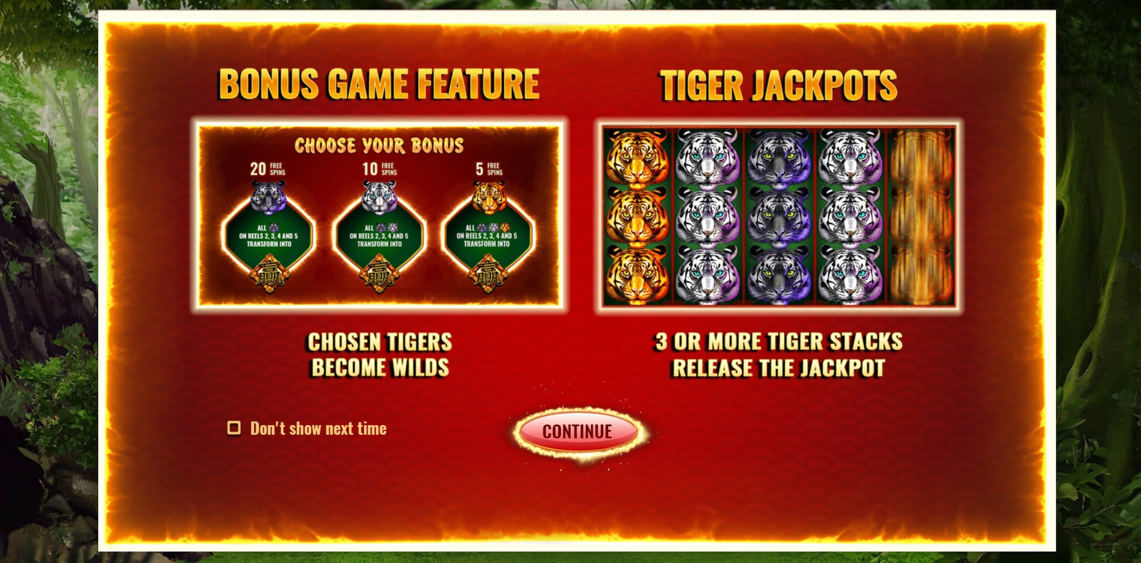 Play Chinese Tigers Free Casino Slot Game by Platipus