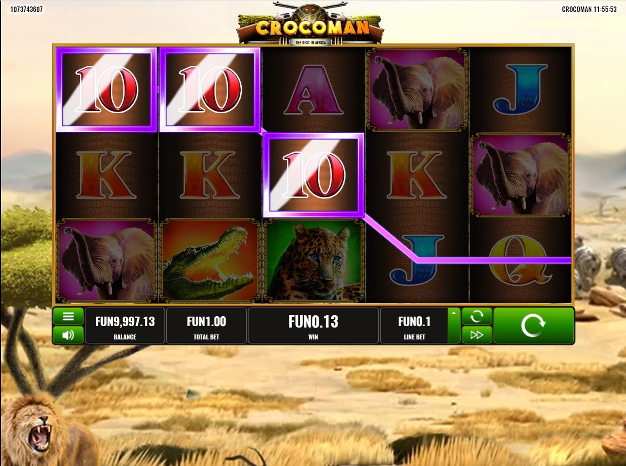 Win Money in Crocoman Free Slot Game by Platipus