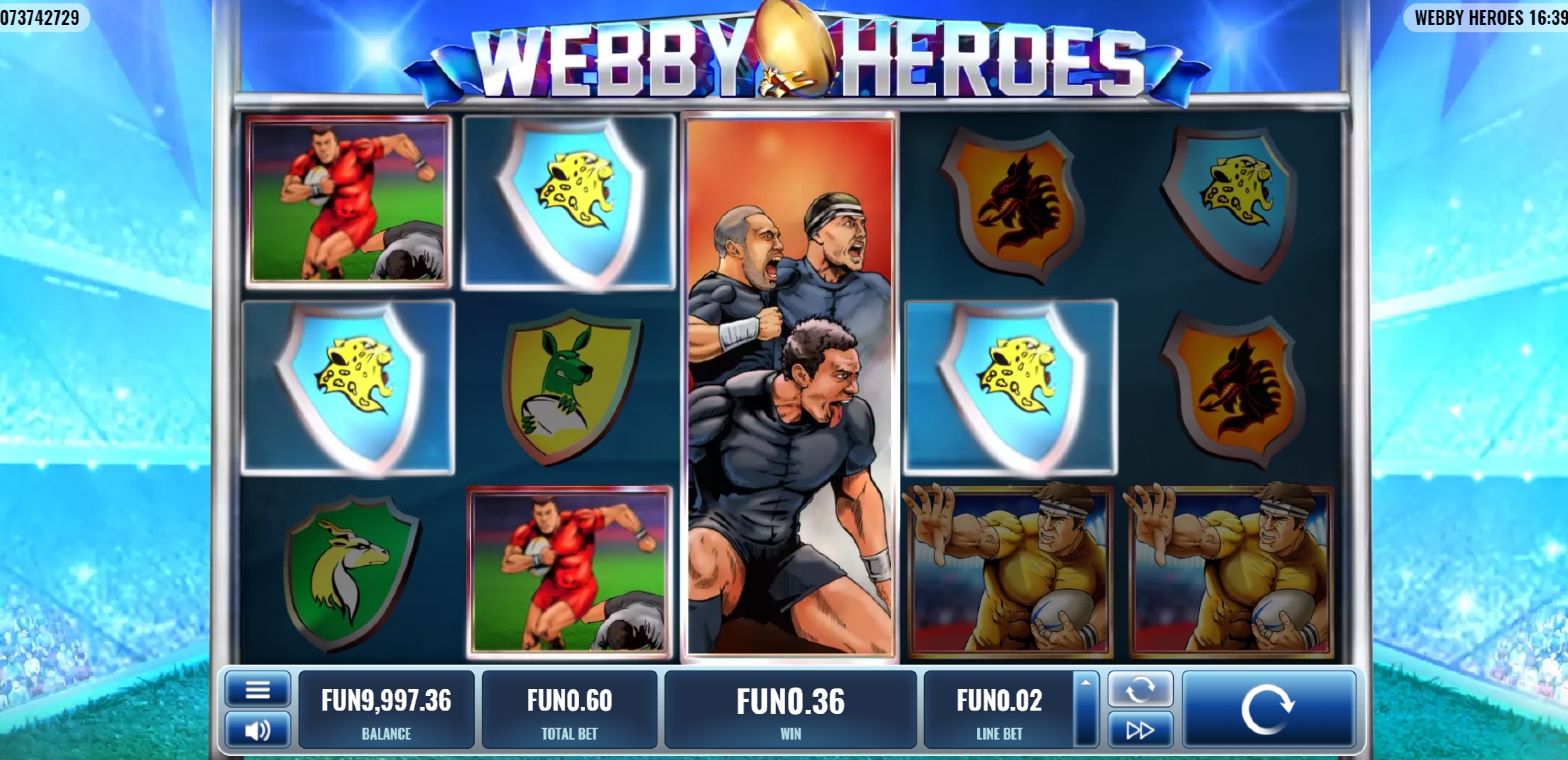 Win Money in Webby Heroes Free Slot Game by Platipus