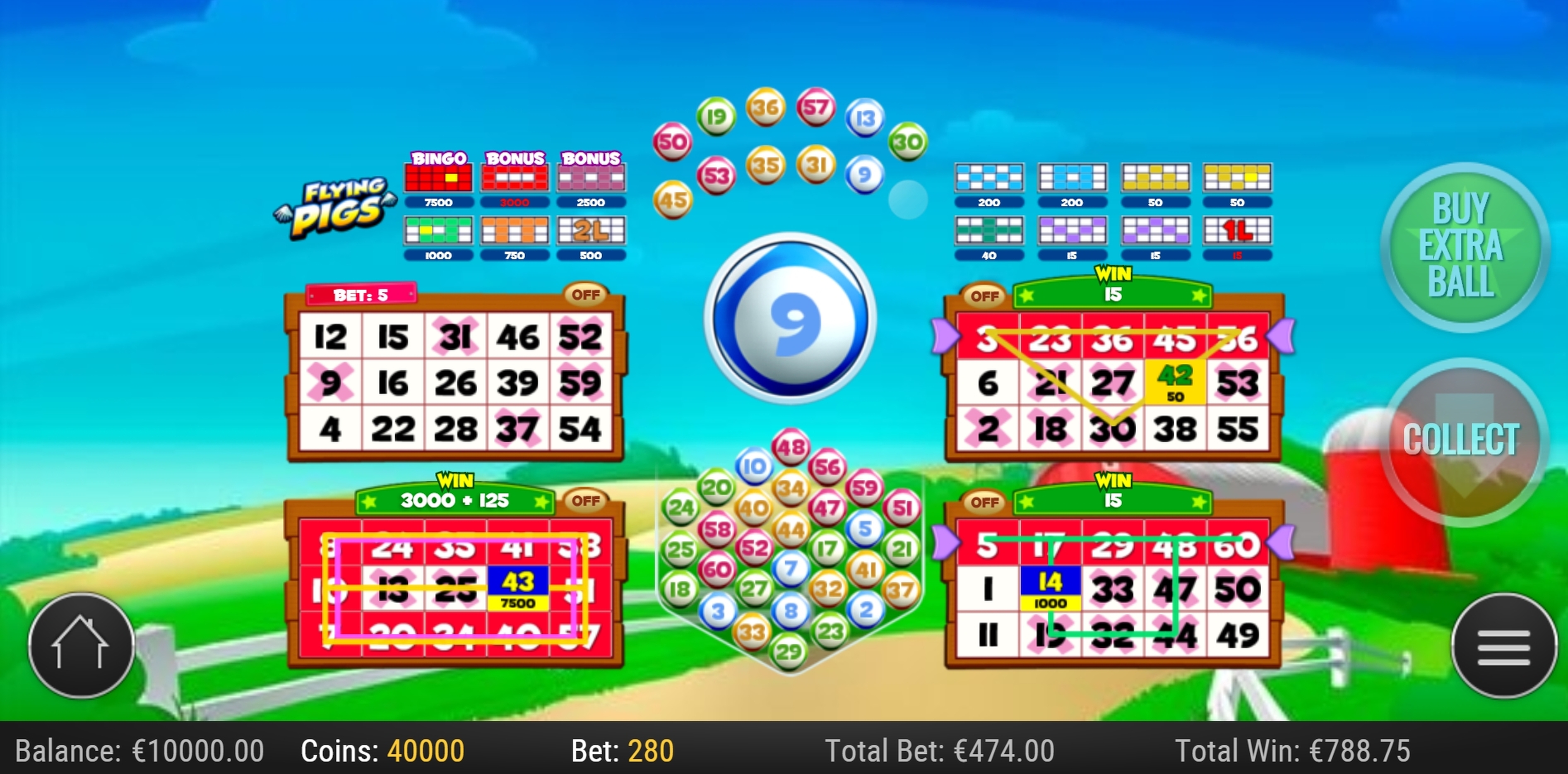 Win Money in Flying Pigs Free Slot Game by Playn GO