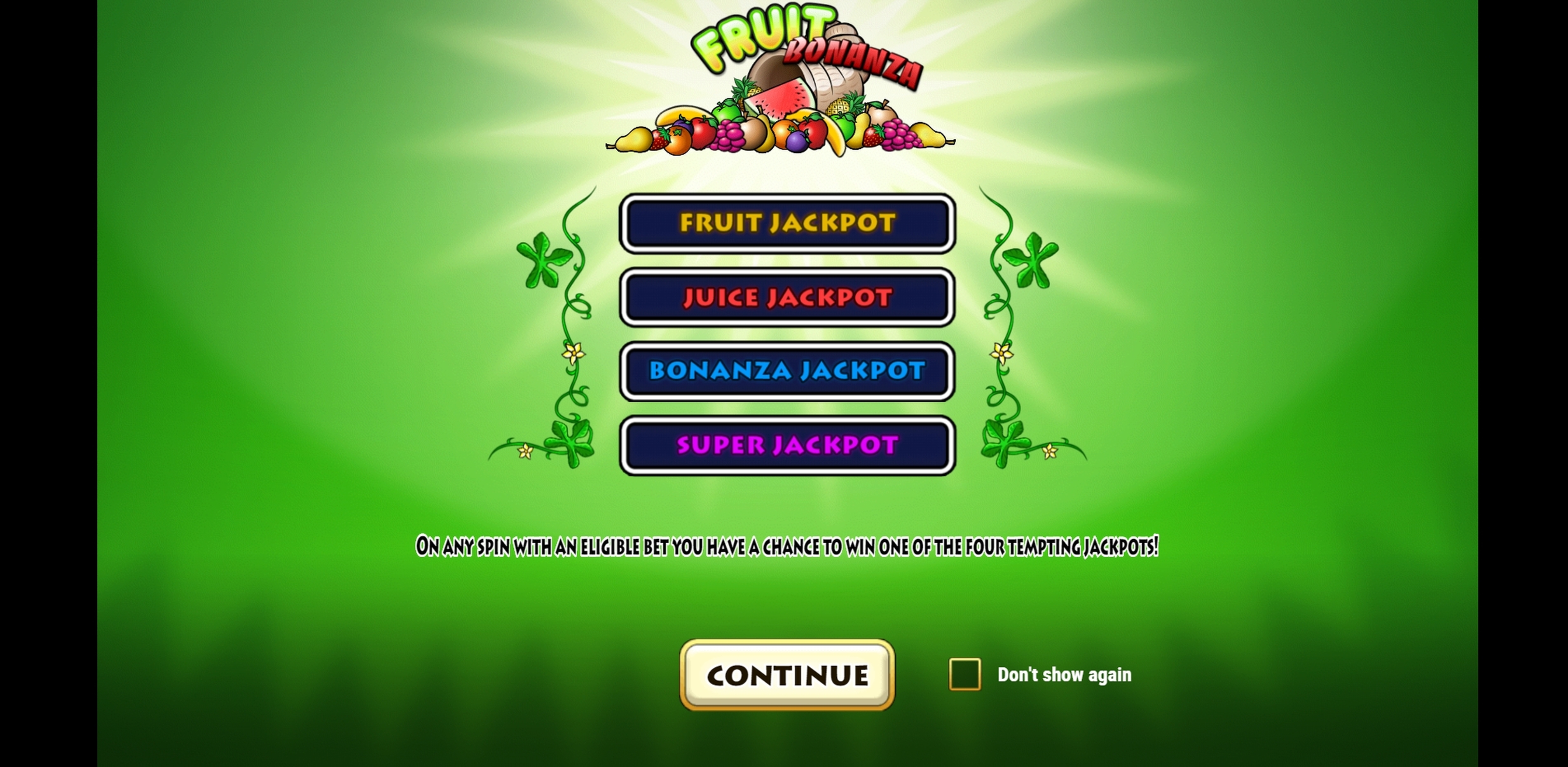Play Fruit Bonanza Free Casino Slot Game by Playn GO