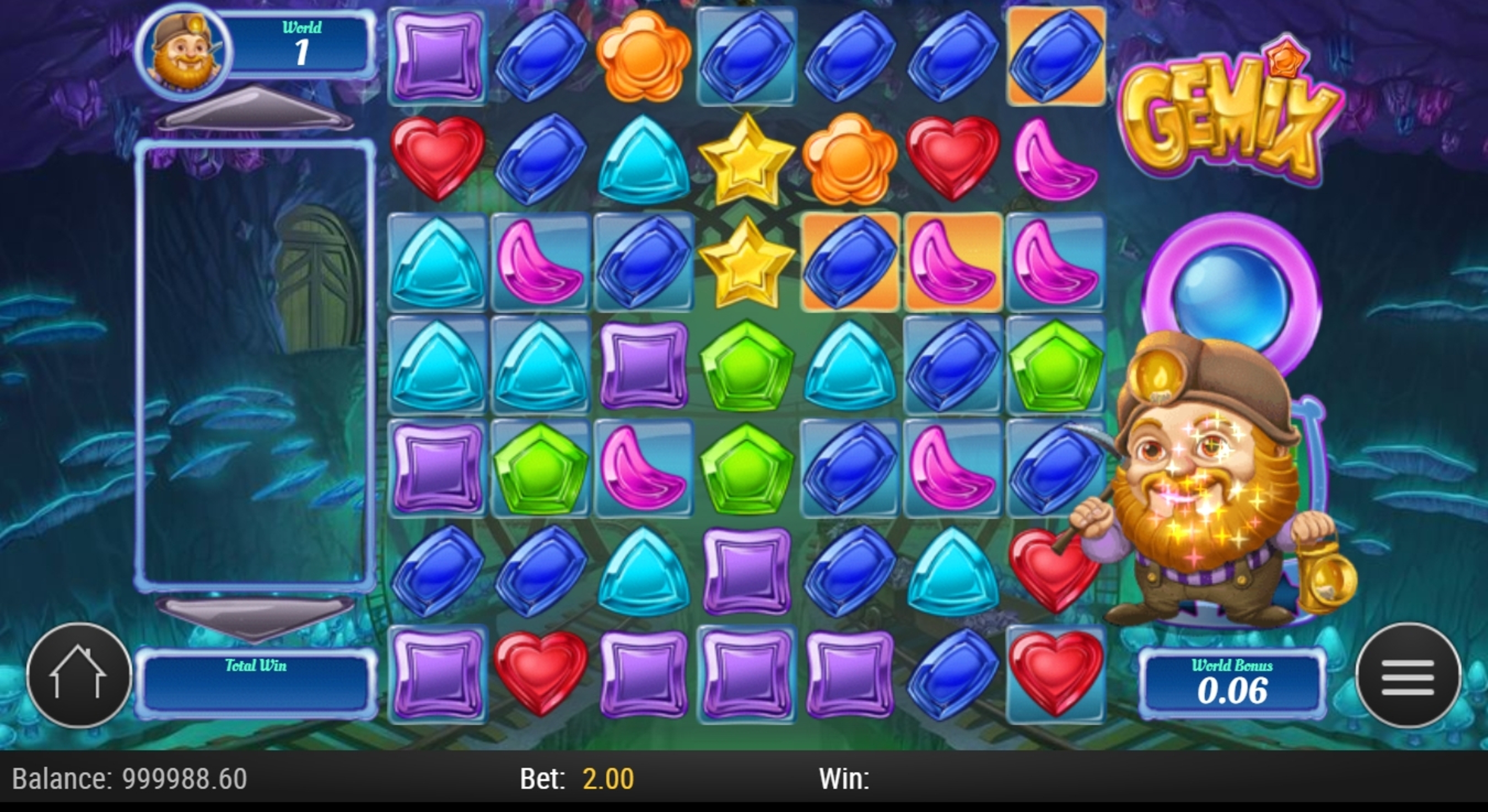 Win Money in Gemix Free Slot Game by Playn GO
