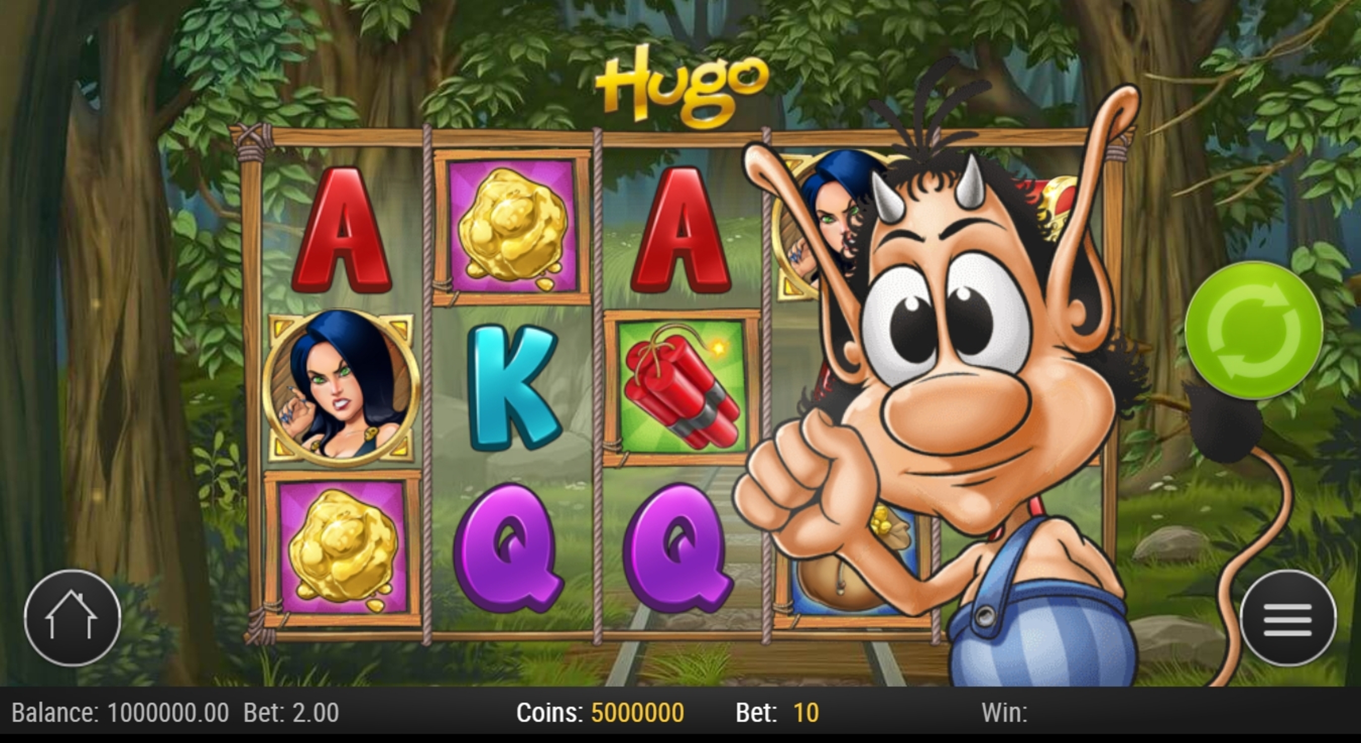 Reels in Hugo Slot Game by Playn GO
