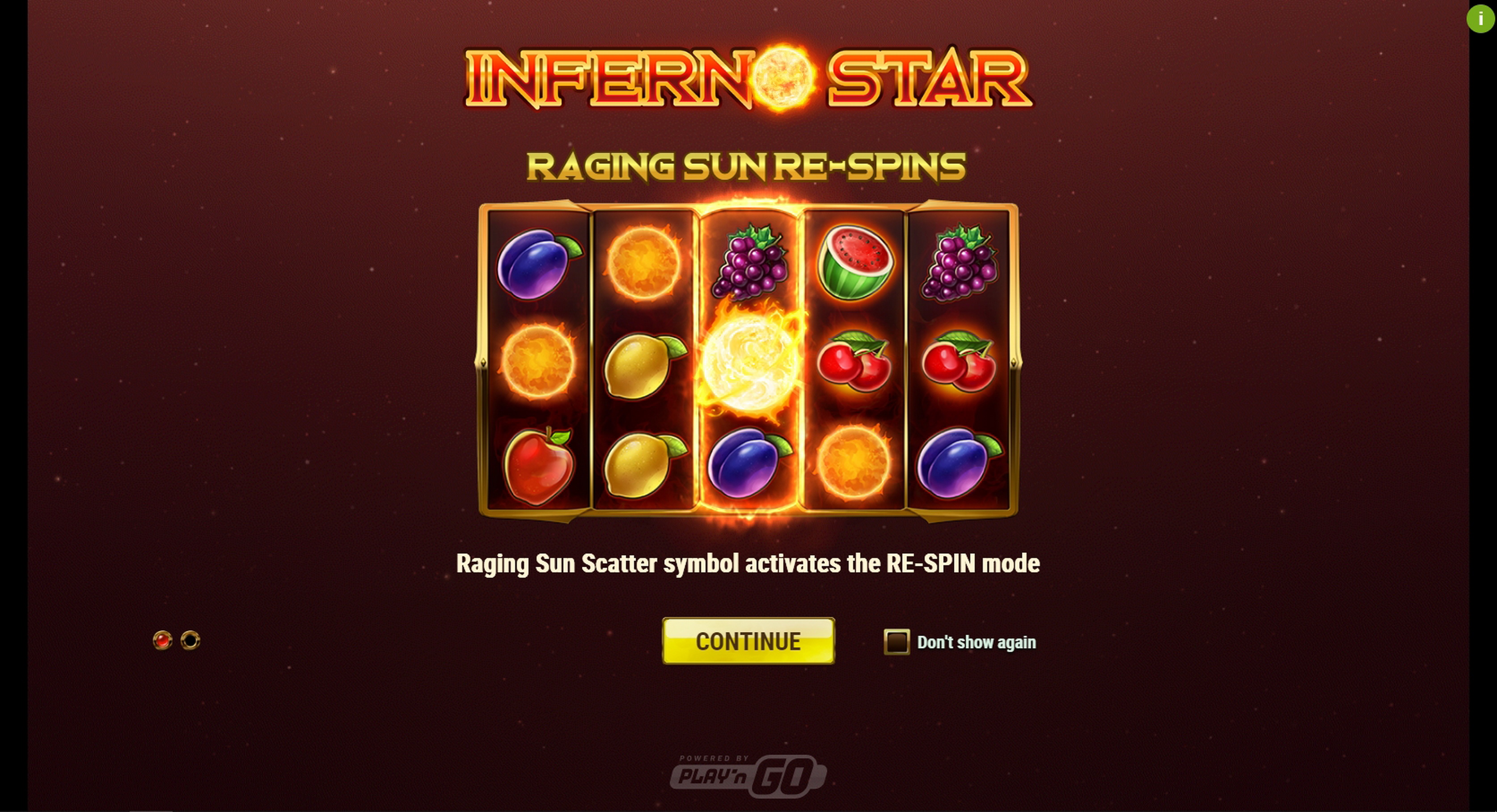Play Inferno Star Free Casino Slot Game by Playn GO