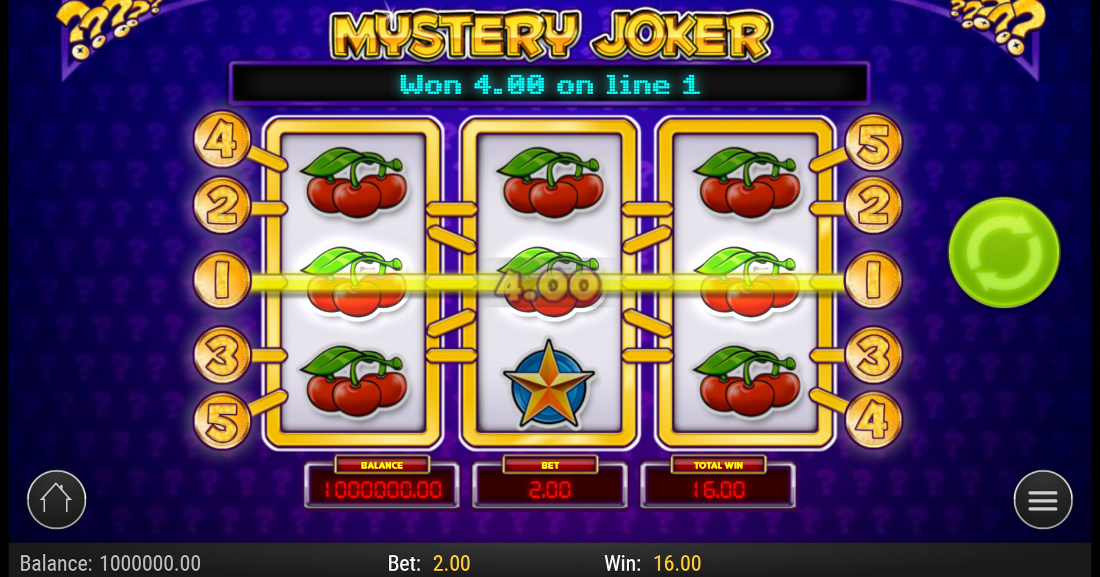 Win Money in Mystery Joker Free Slot Game by Playn GO