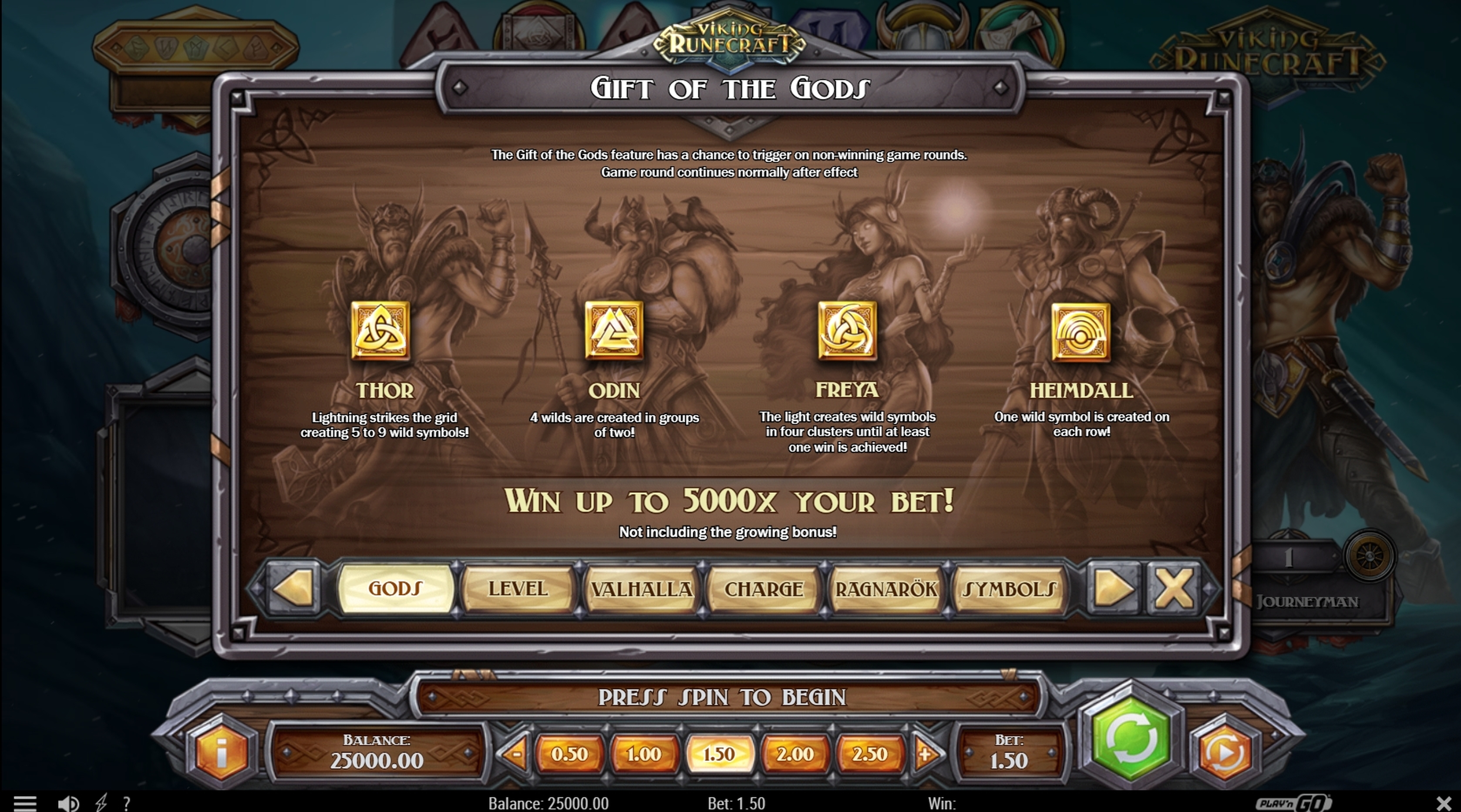 Info of Viking Runecraft Slot Game by Playn GO