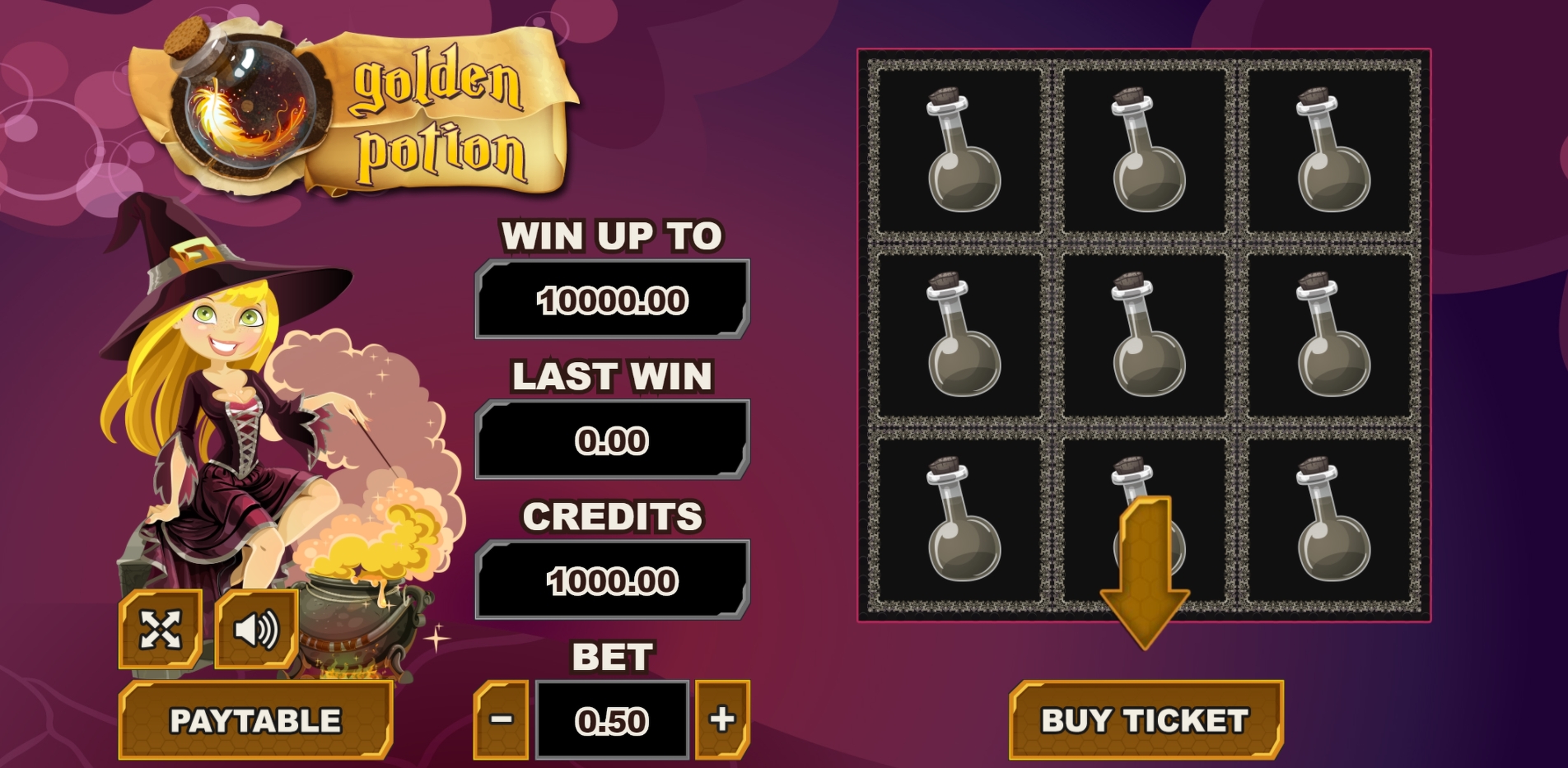 Reels in Golden Potion Slot Game by PlayPearls