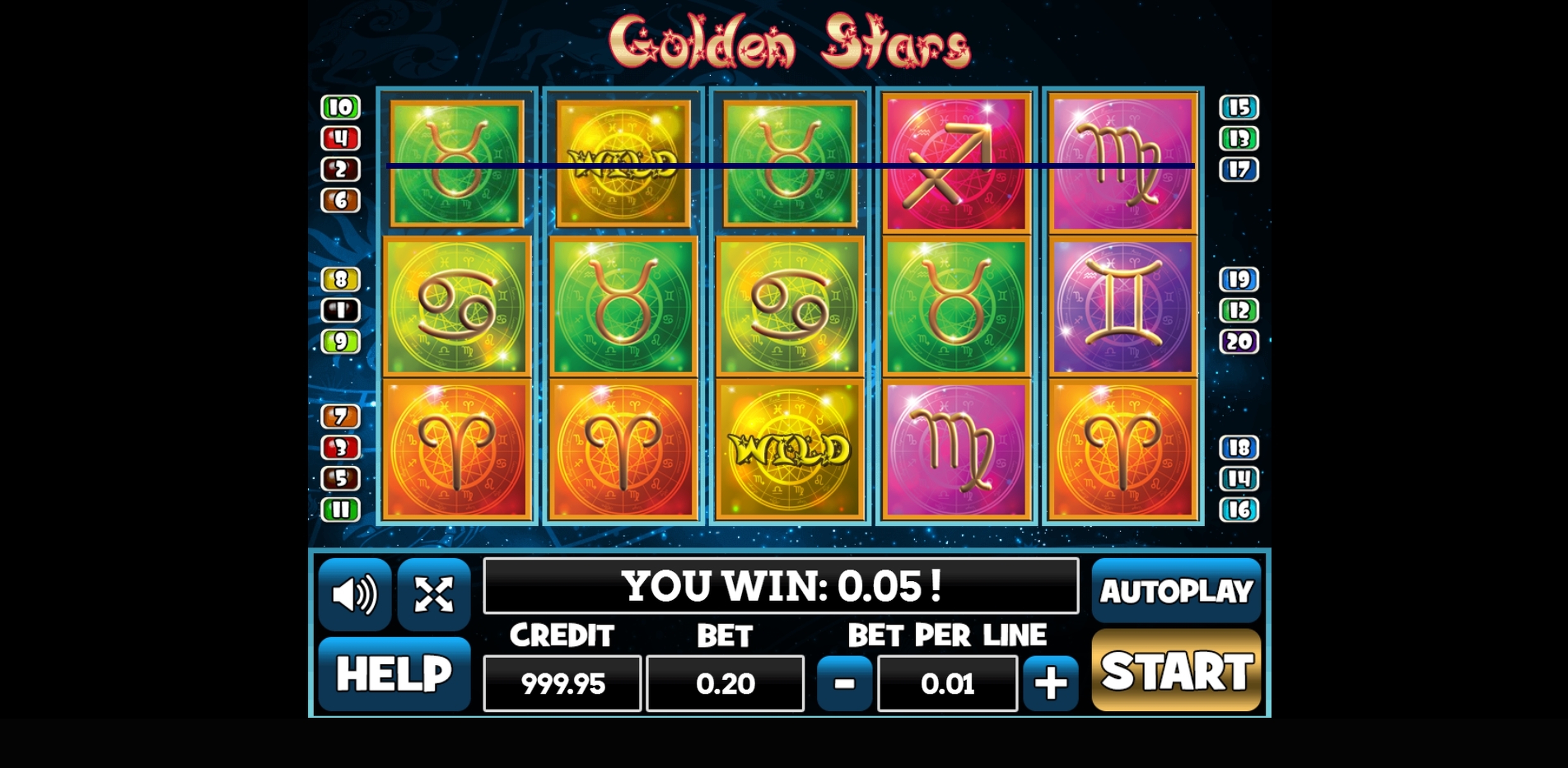 Win Money in Golden Stars Free Slot Game by PlayPearls
