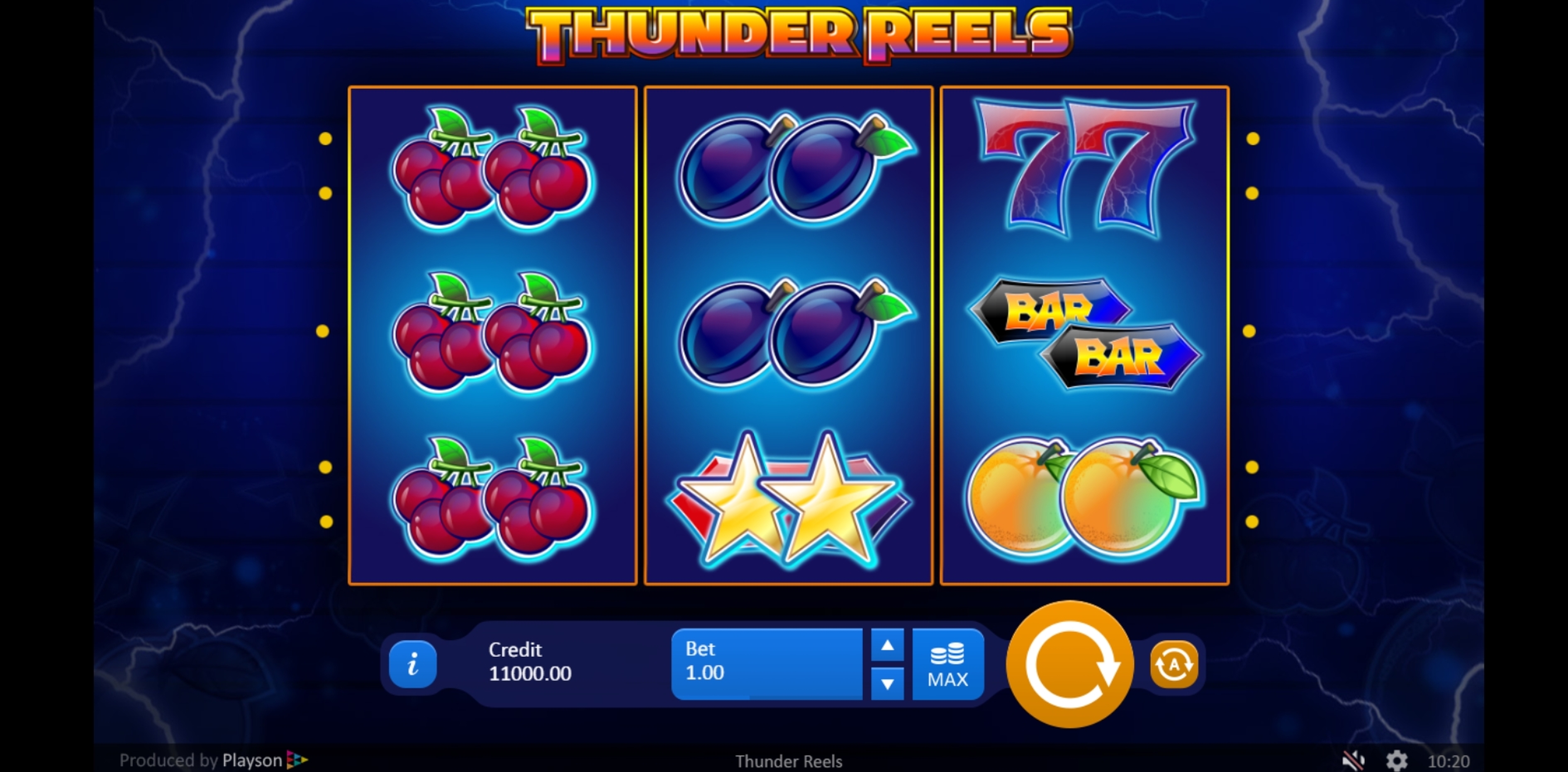 Reels in Thunder Reels Slot Game by Playson