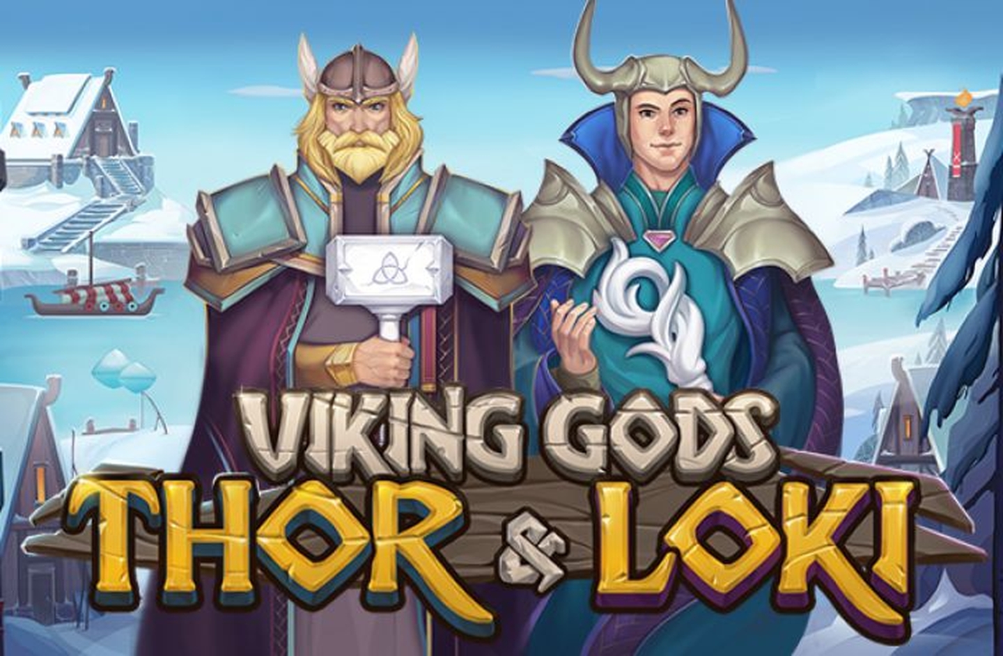 The Viking Gods Thor and Loki Online Slot Demo Game by Playson