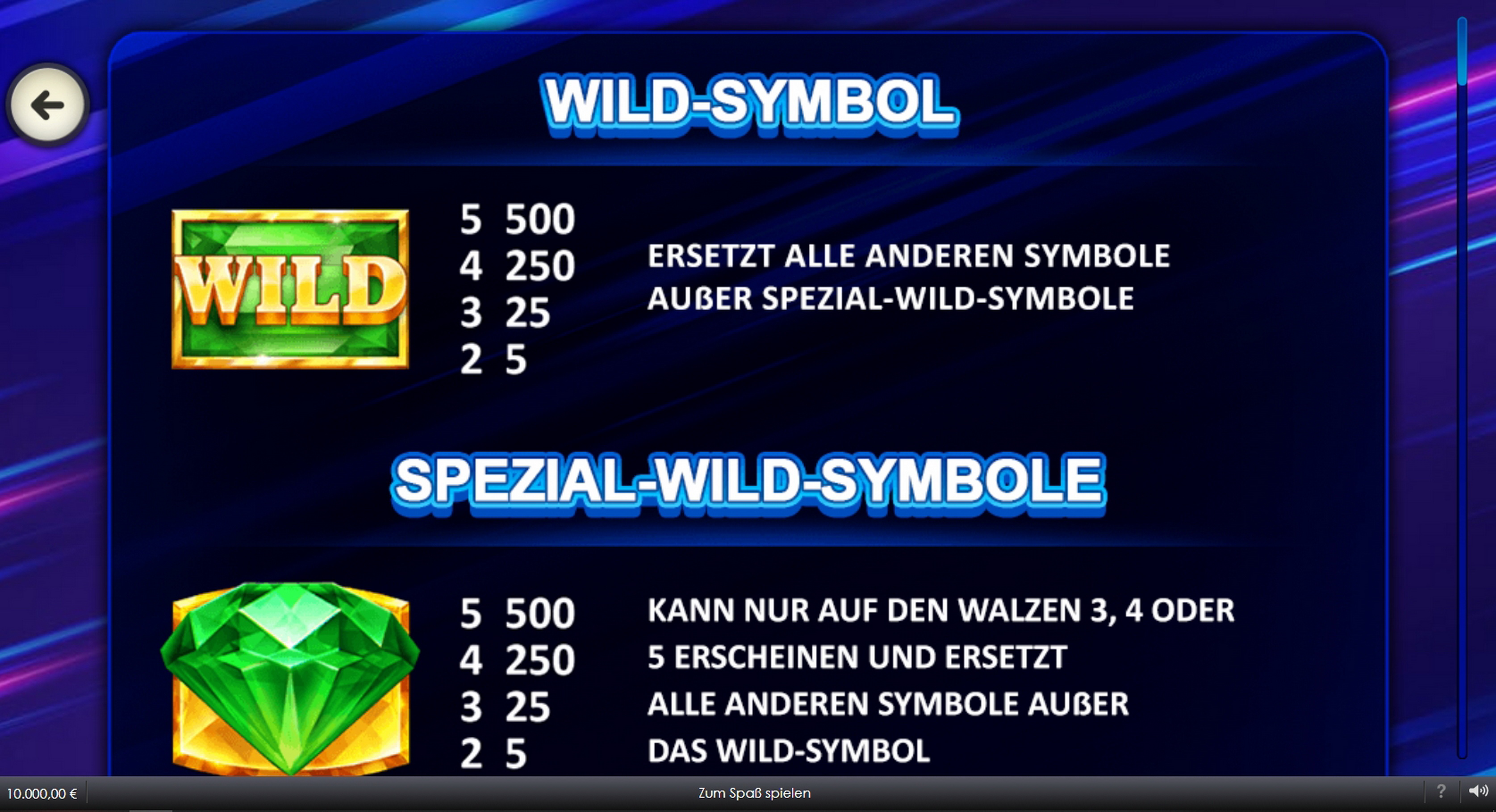 Info of Better Wilds Slot Game by Playtech