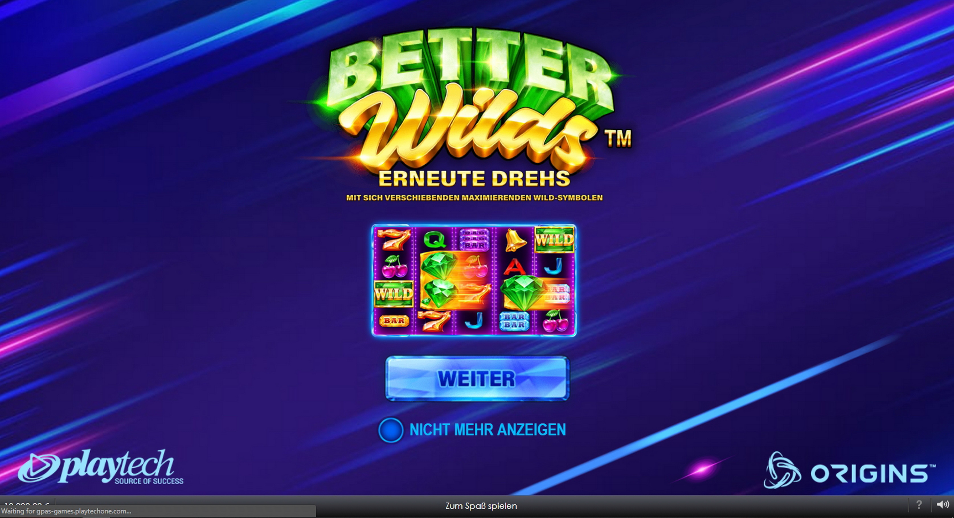 Play Better Wilds Free Casino Slot Game by Playtech