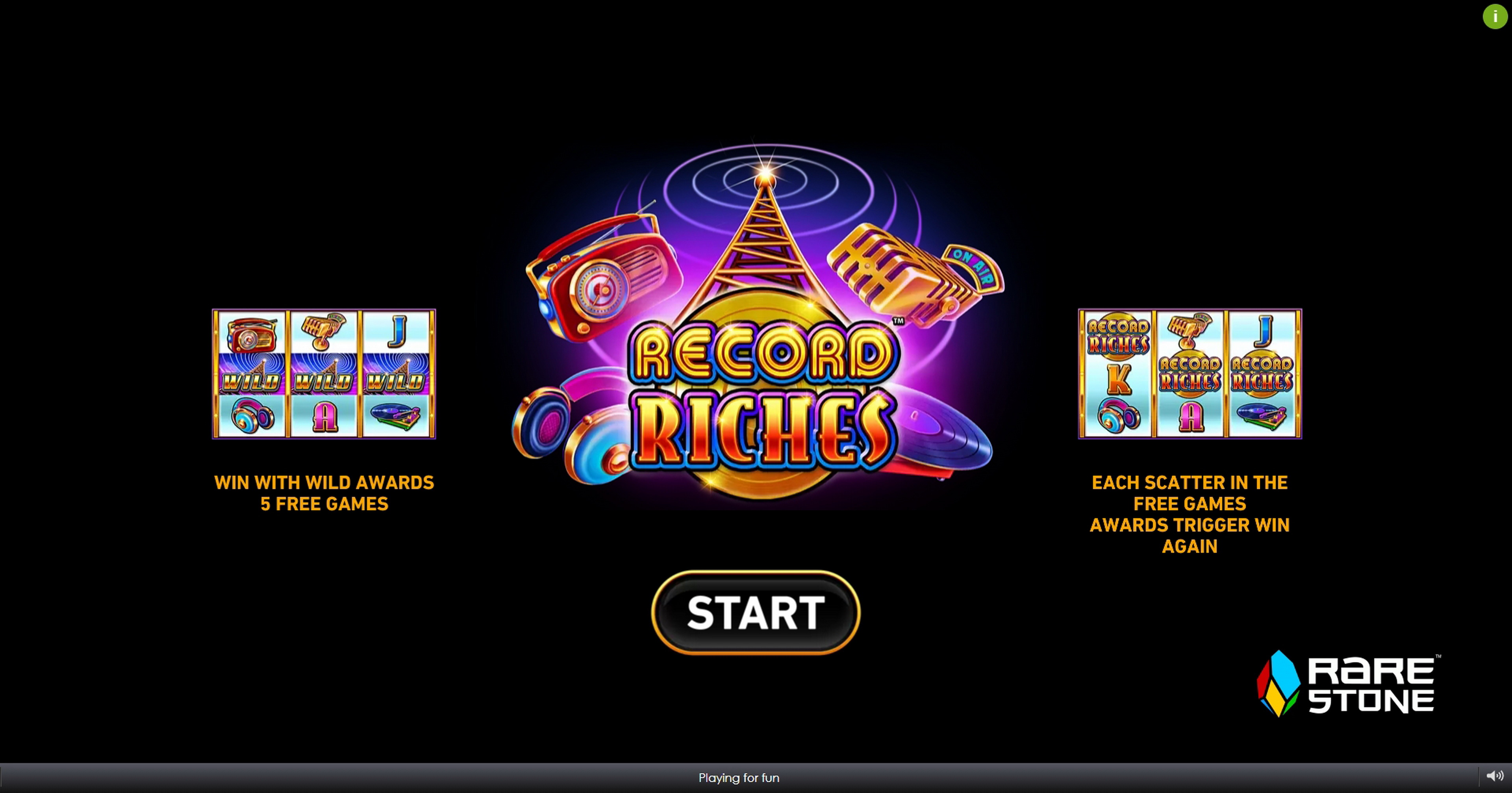 Play Record Riches! Free Casino Slot Game by Playtech