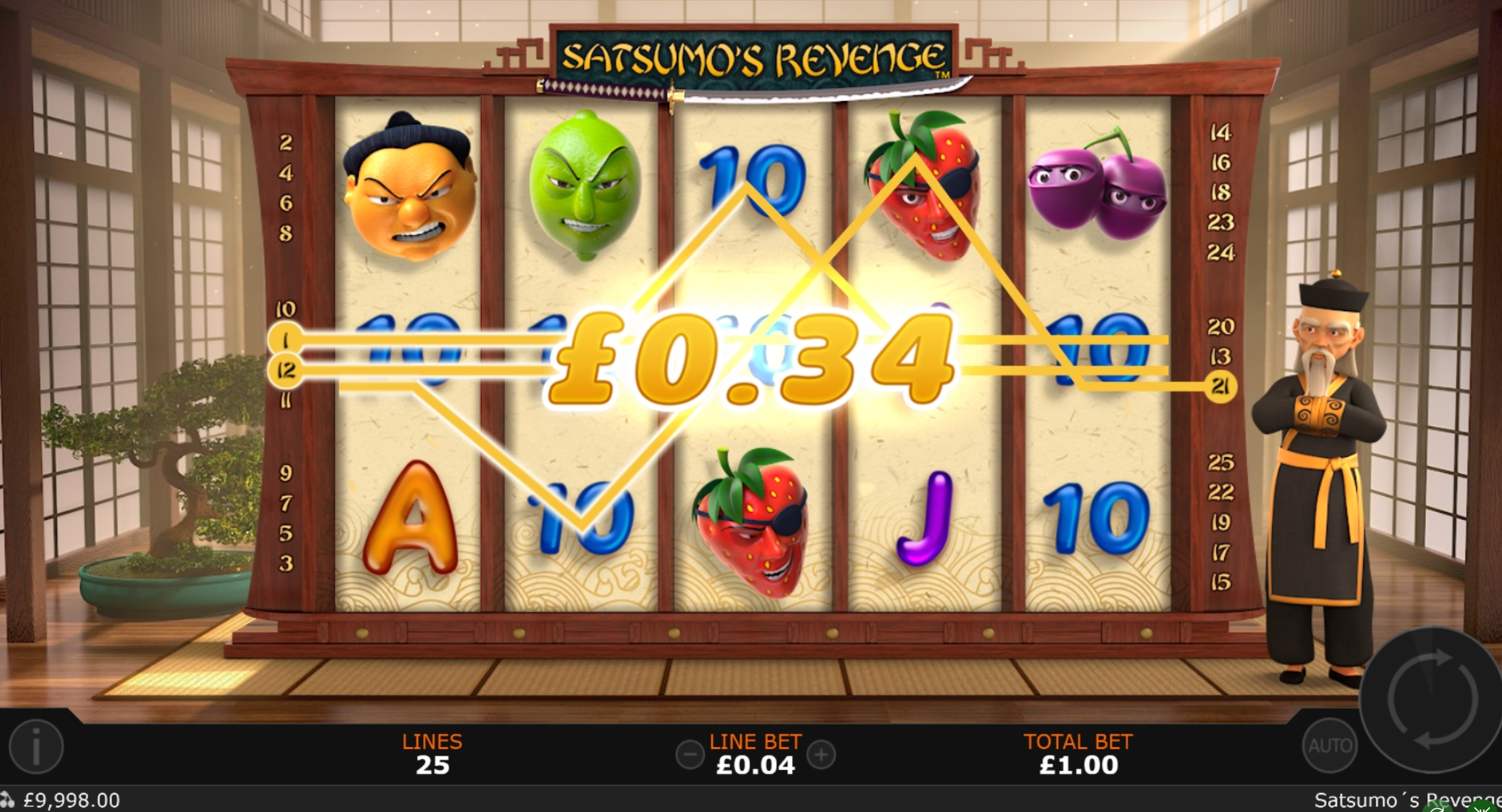 Win Money in Satsumo's Revenge Free Slot Game by Playtech