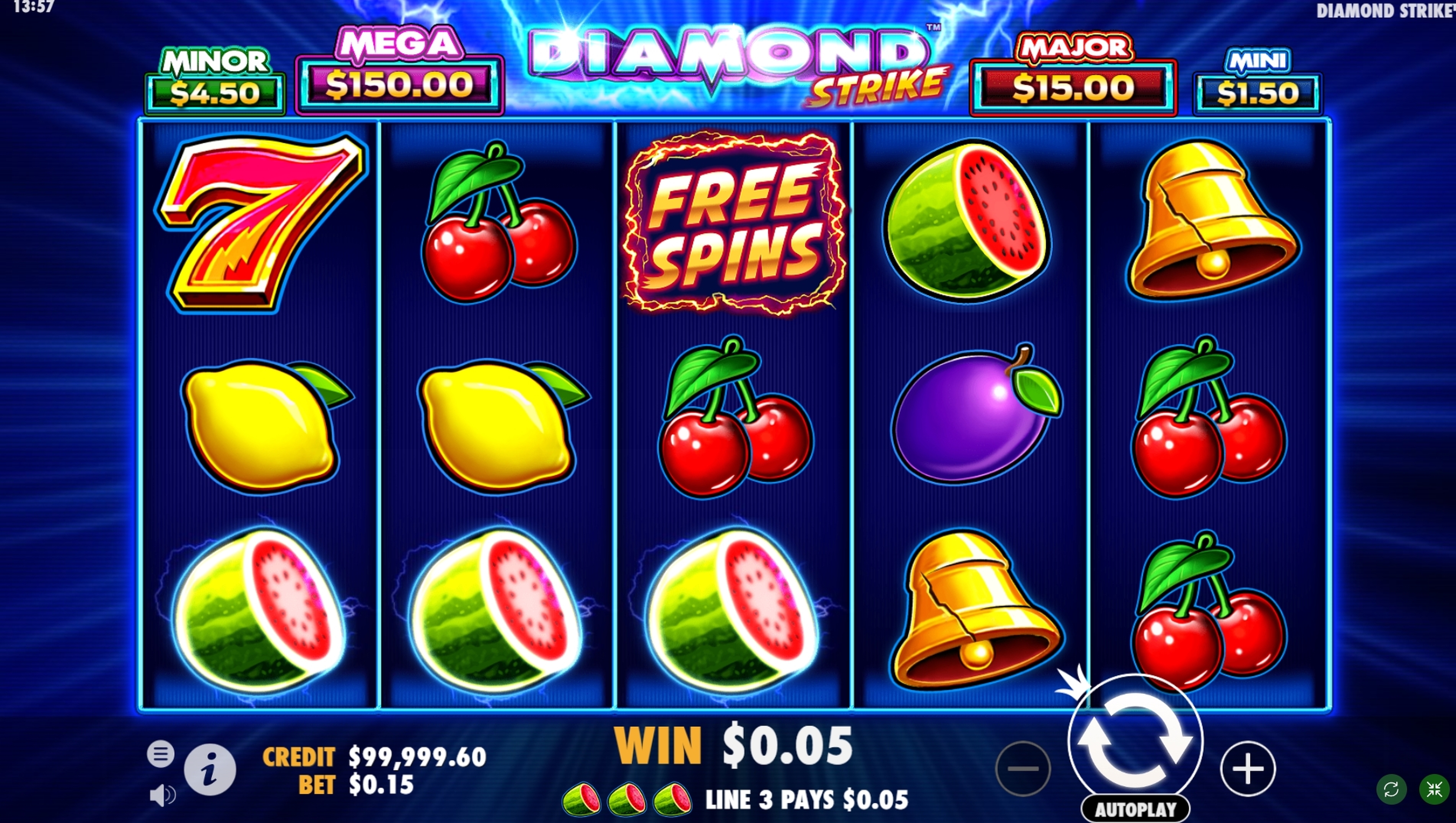 Win Money in Diamond Strike Free Slot Game by Pragmatic Play