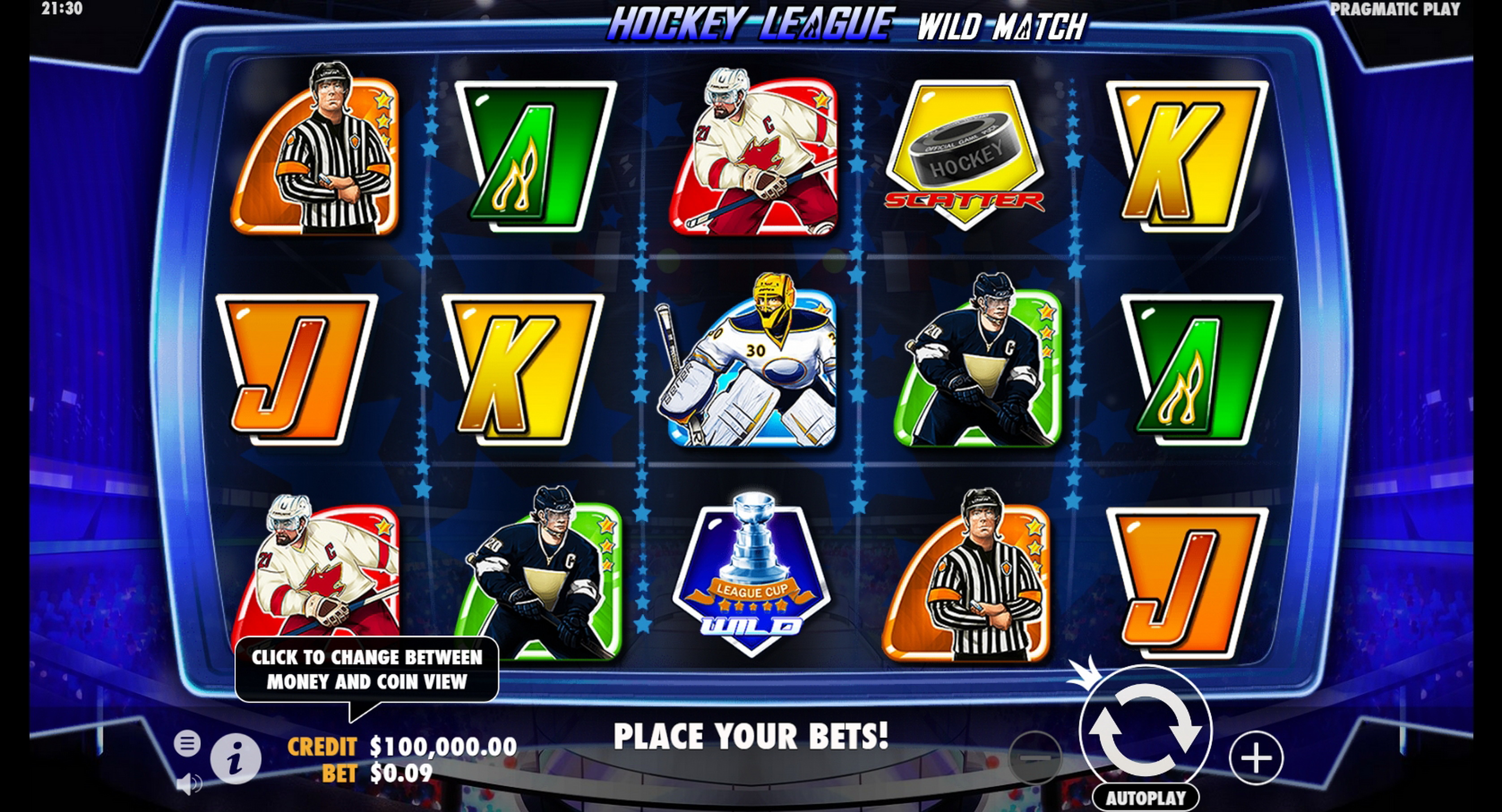 Reels in Hockey League Wild Match Slot Game by Pragmatic Play