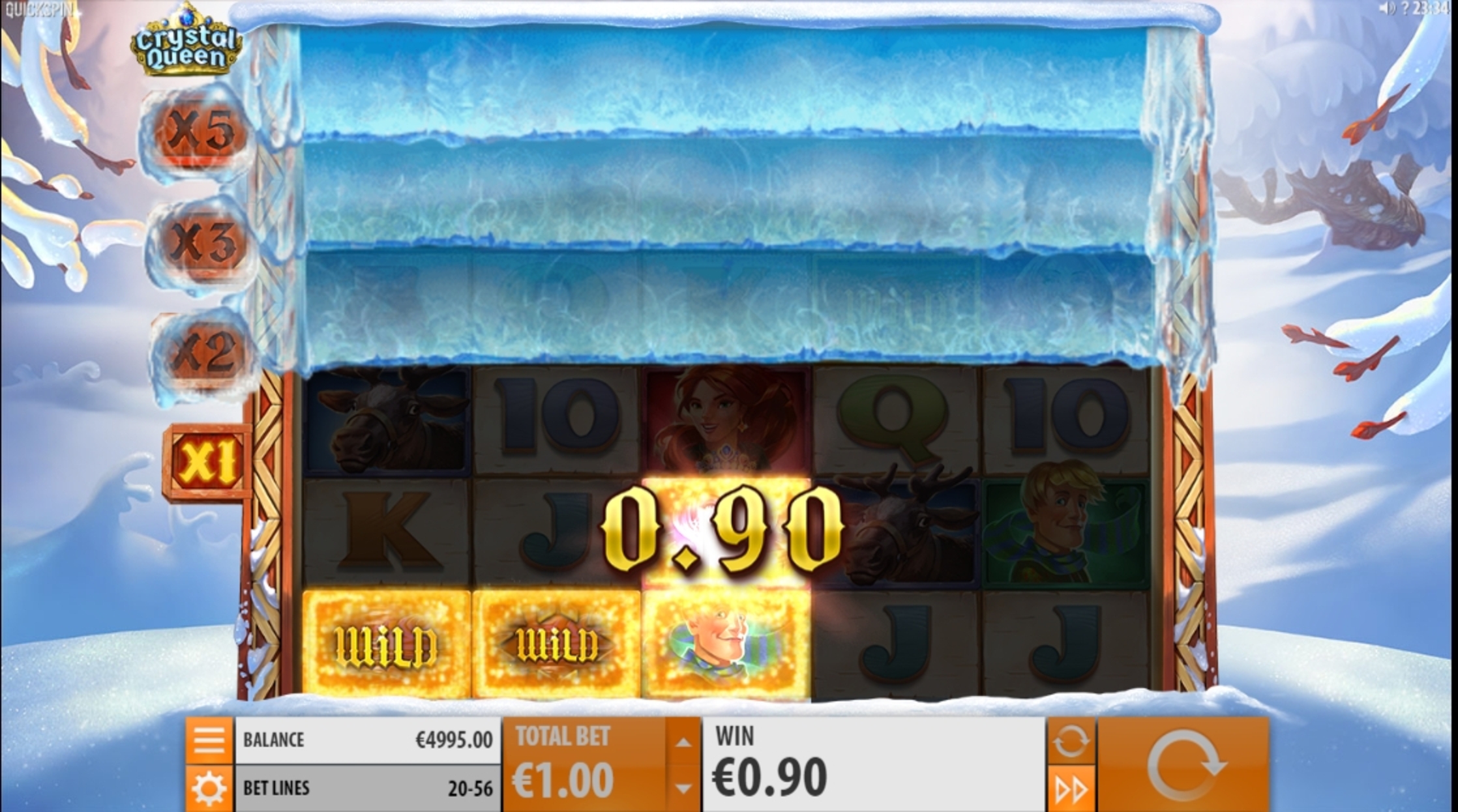 Win Money in Crystal Queen Free Slot Game by Quickspin
