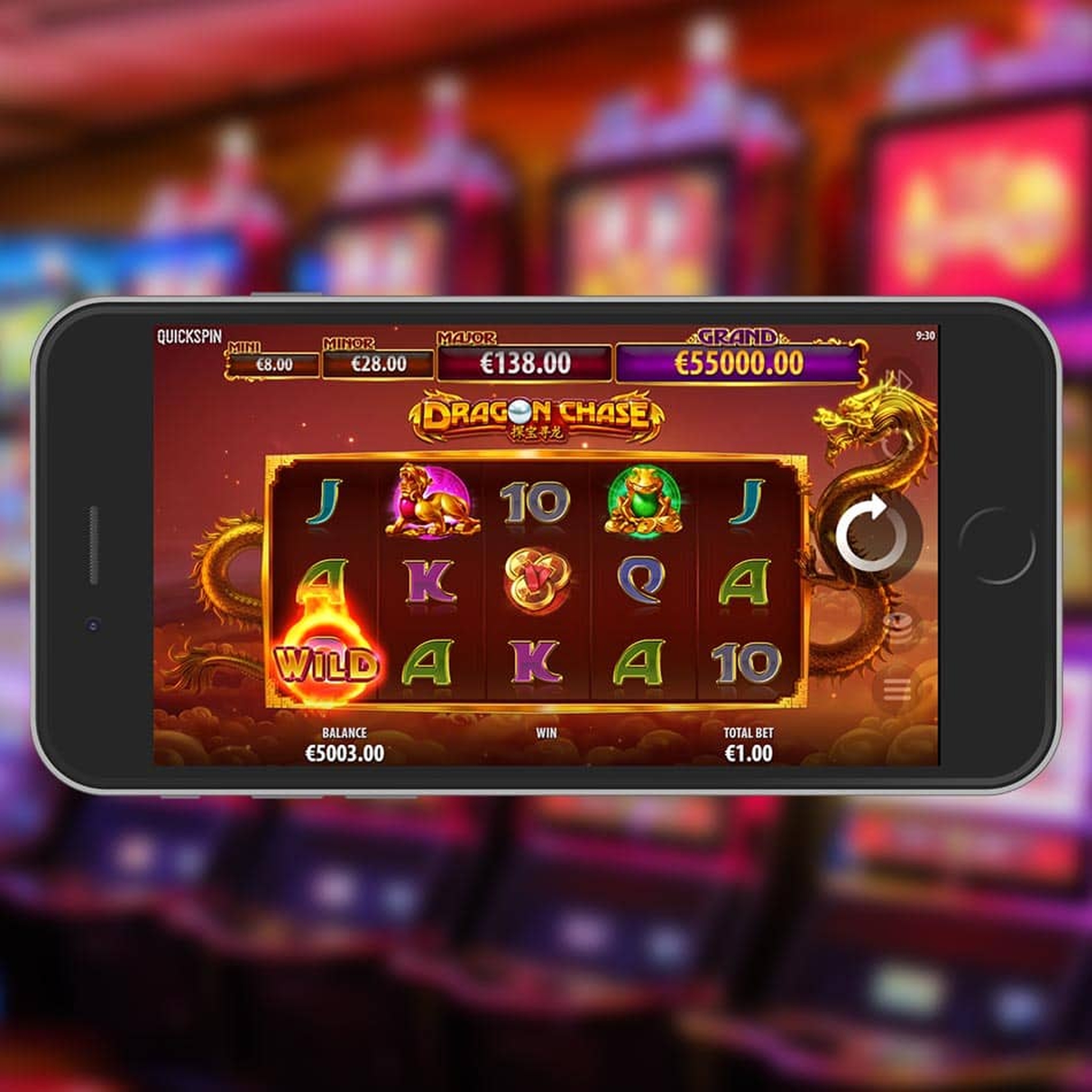 The Dragon Chase Rapid Online Slot Demo Game by Quickspin