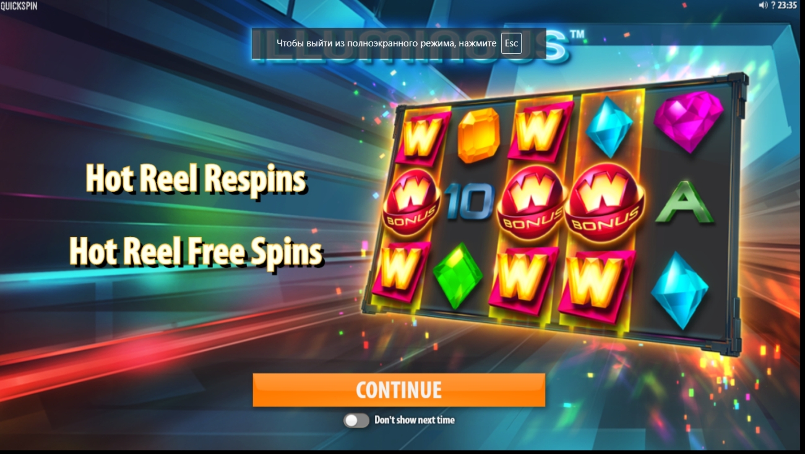 Play Illuminous Free Casino Slot Game by Quickspin