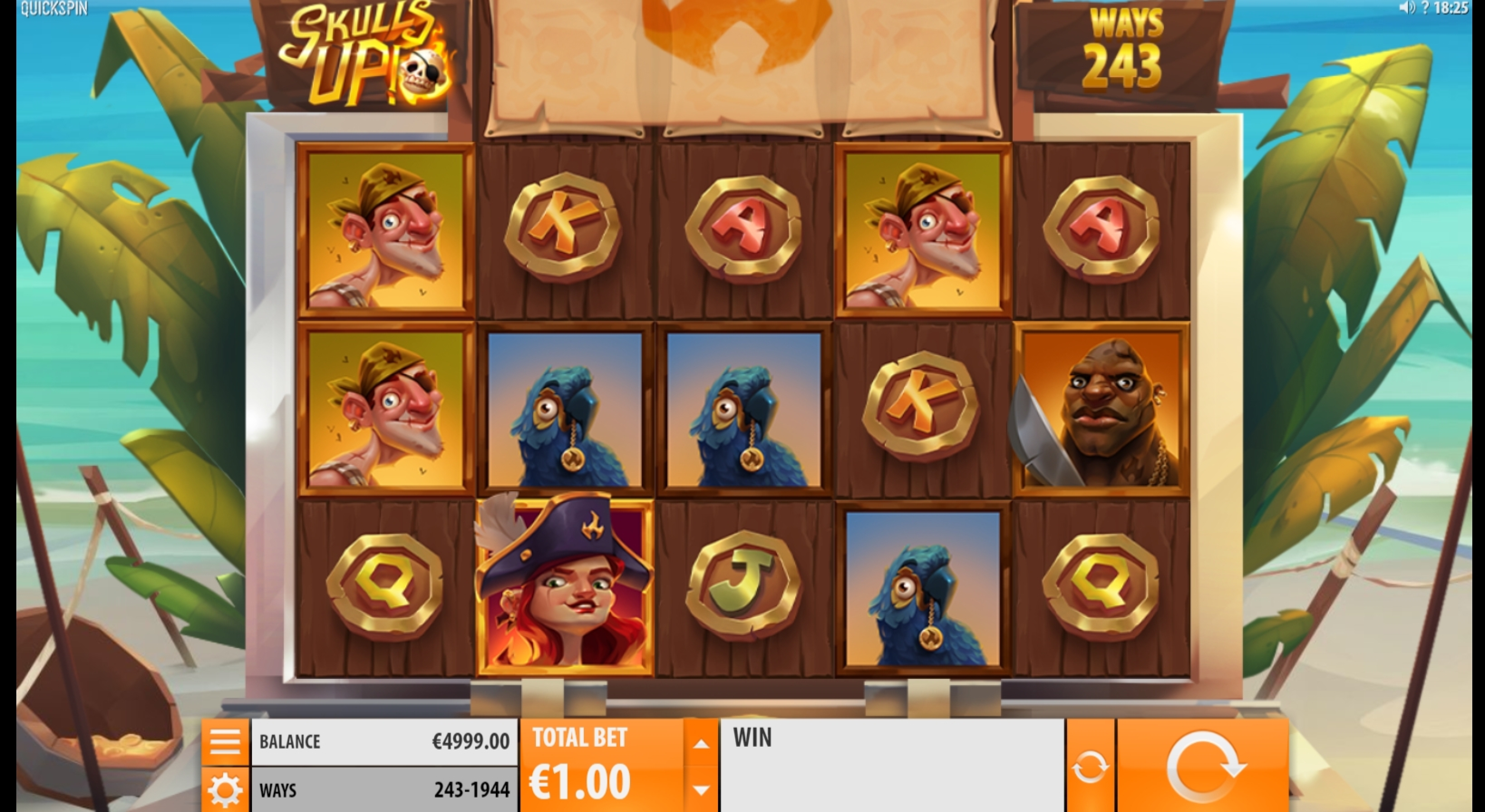 Reels in Skulls UP! Slot Game by Quickspin