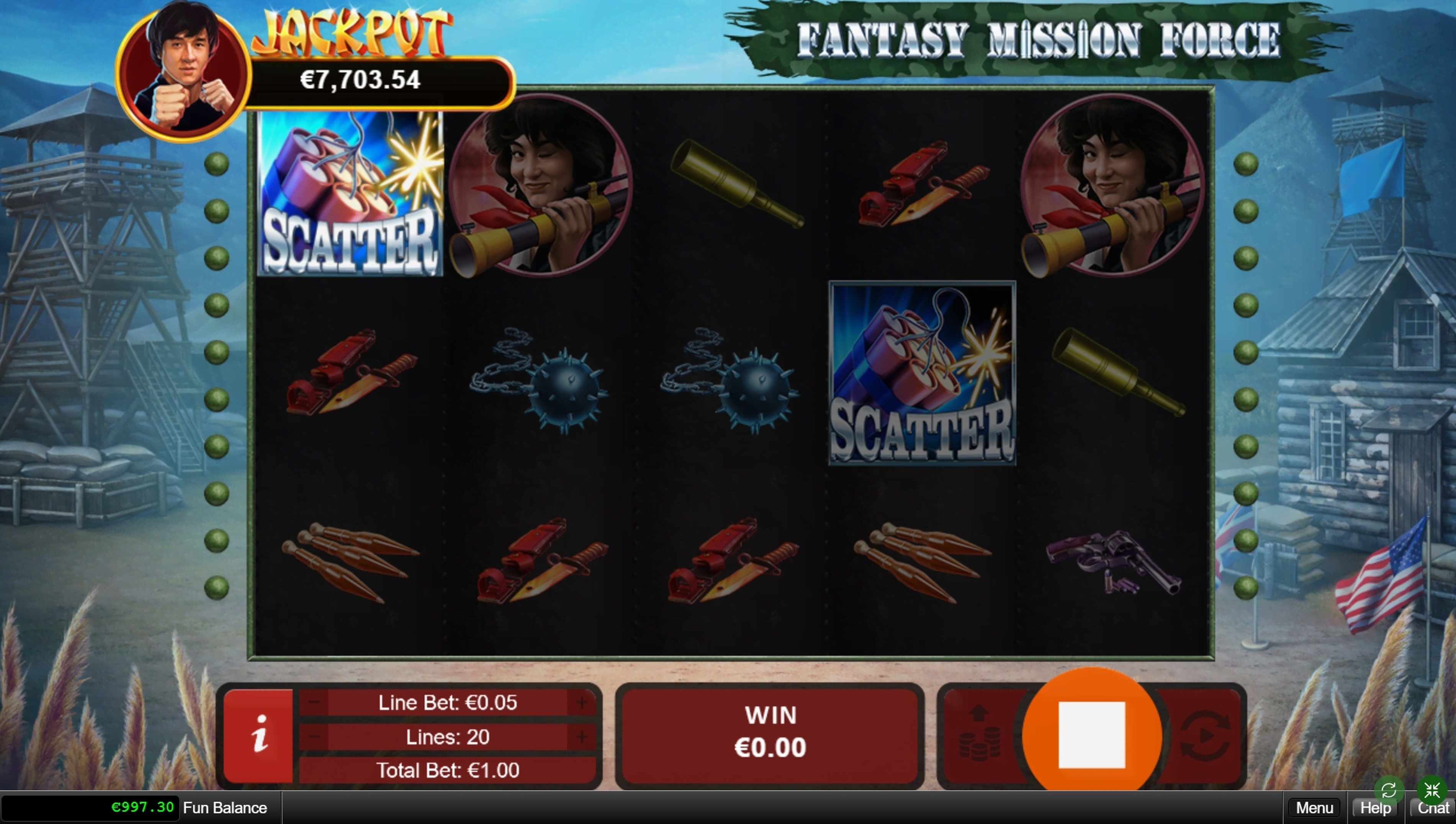 Win Money in Fantasy Mission Force Free Slot Game by Real Time Gaming