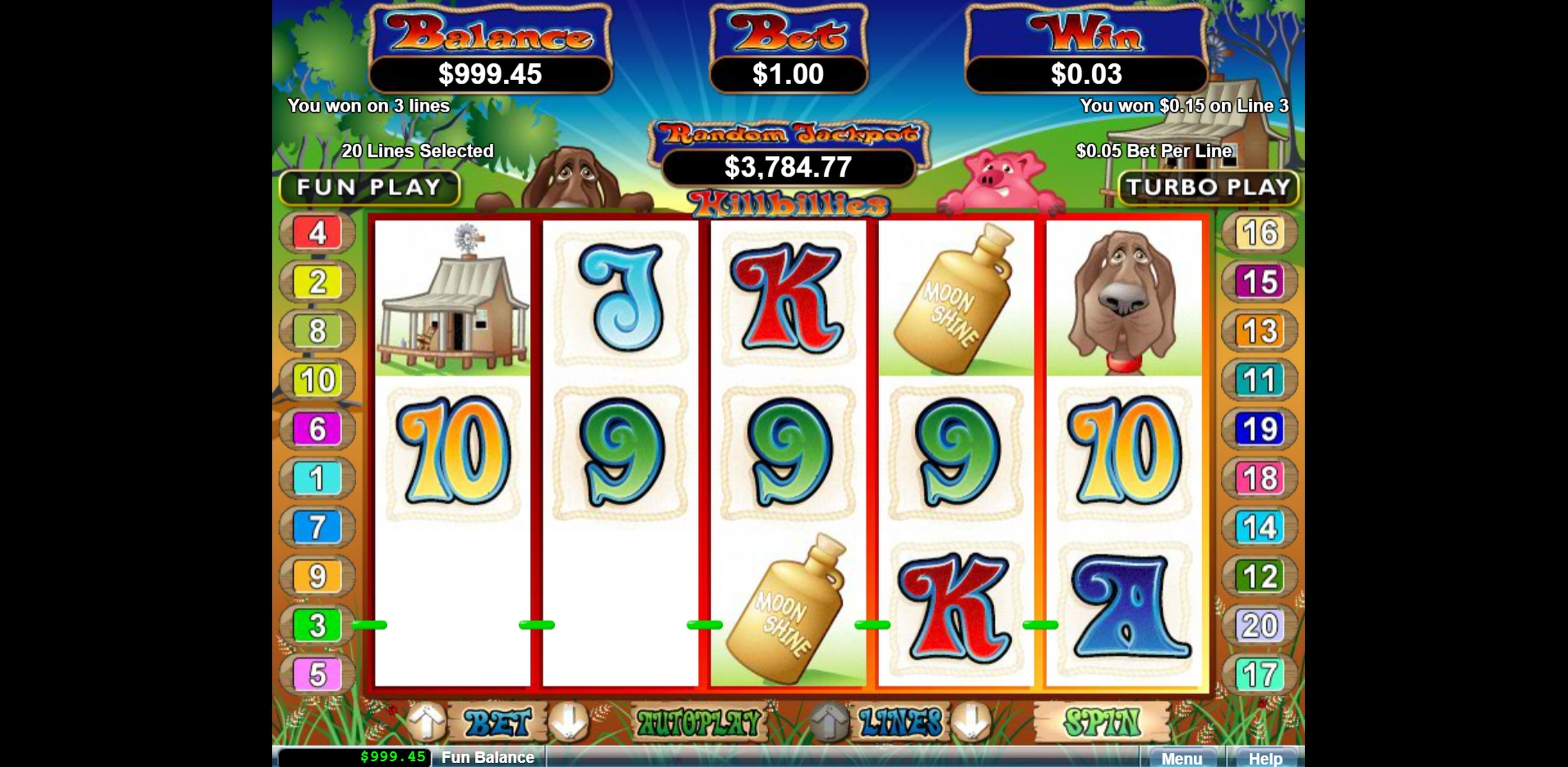 Win Money in Hillbillies Free Slot Game by Real Time Gaming